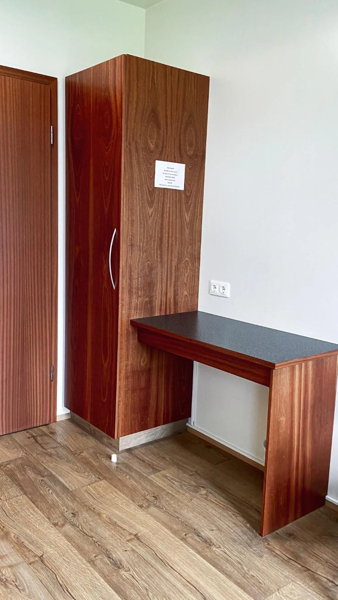 wardrobe in Skipalaekur Guesthouse