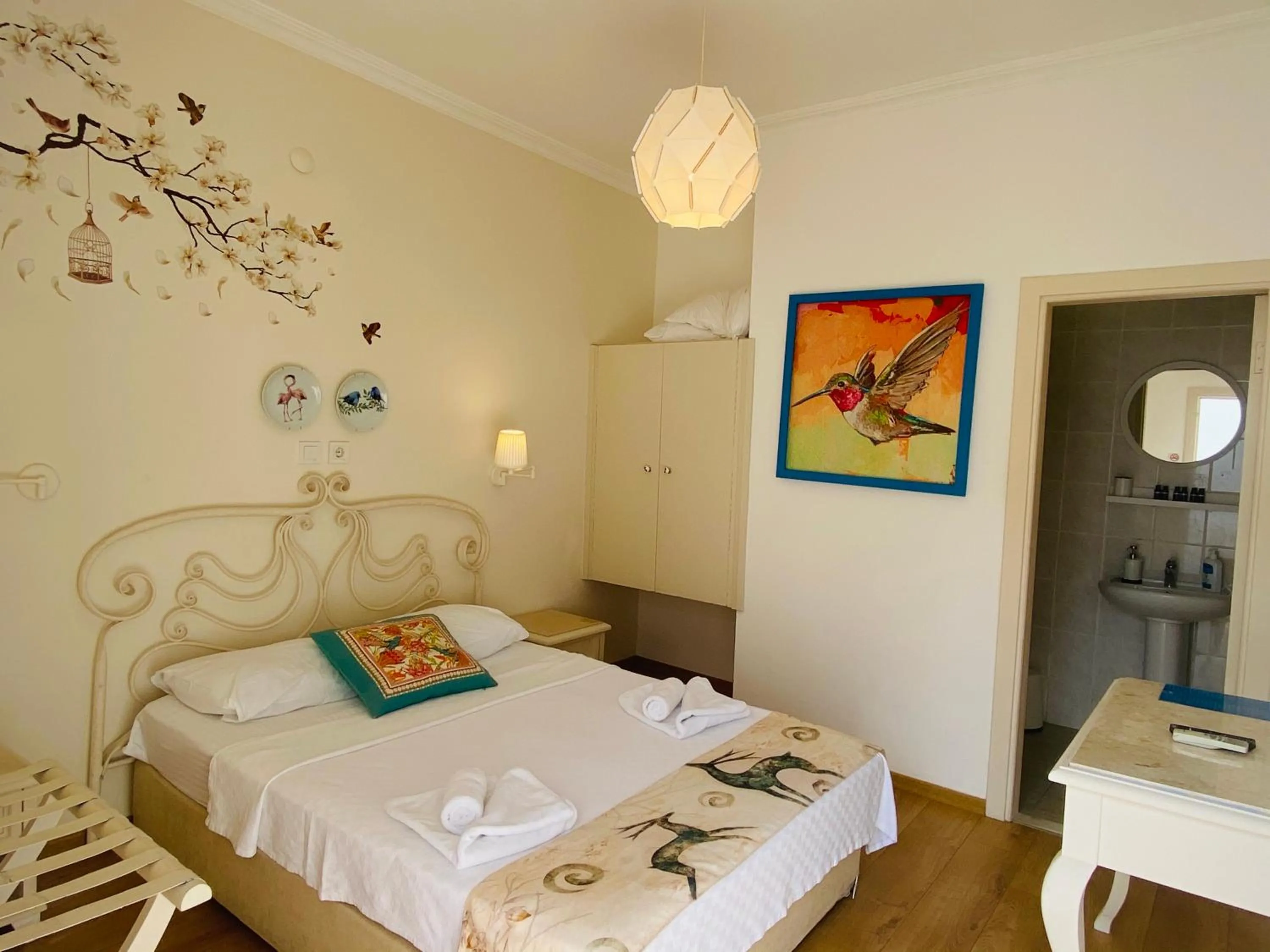 Bed in Bodrum Sade Pension