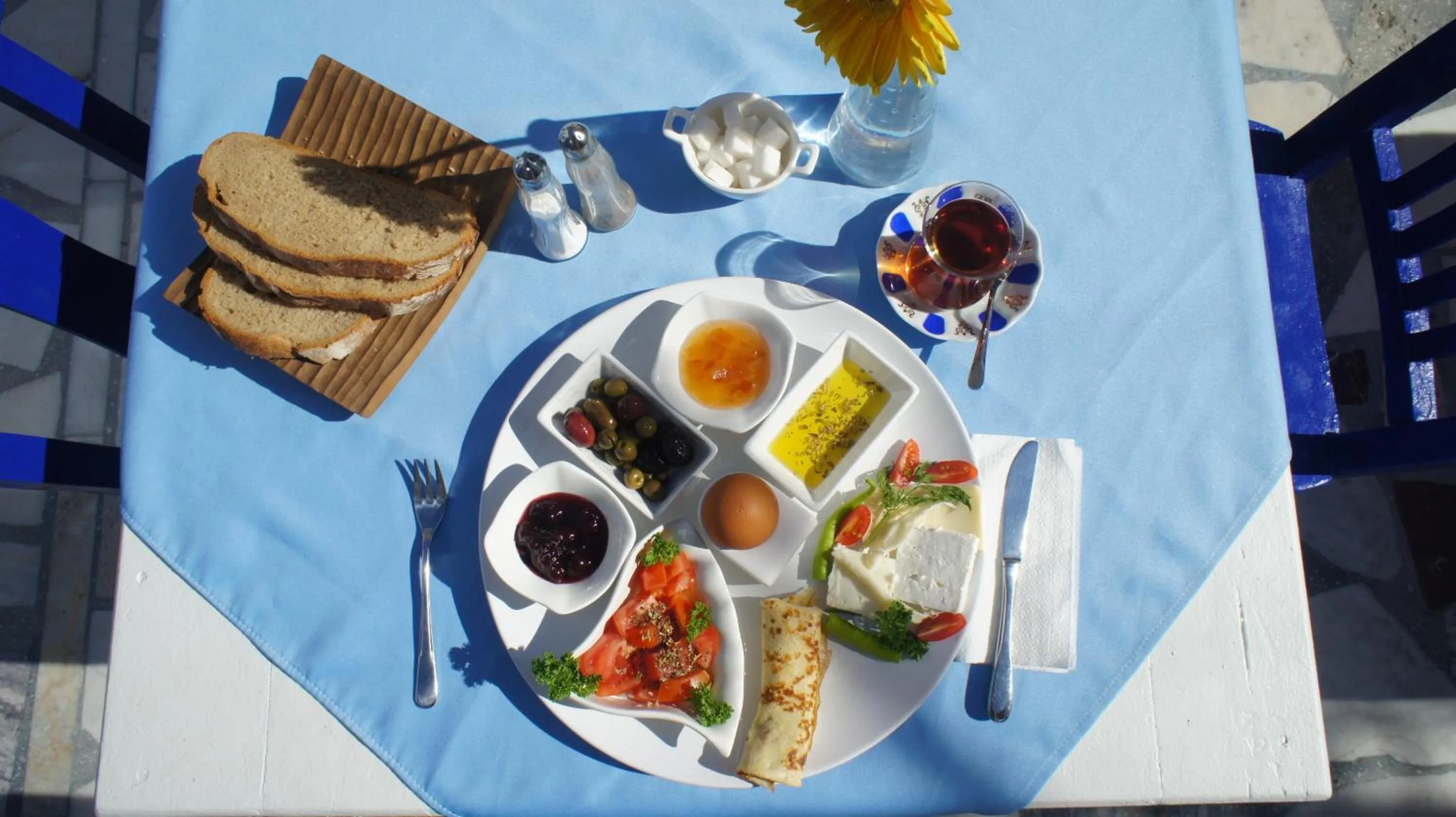 Food and drinks in Bodrum Sade Pension