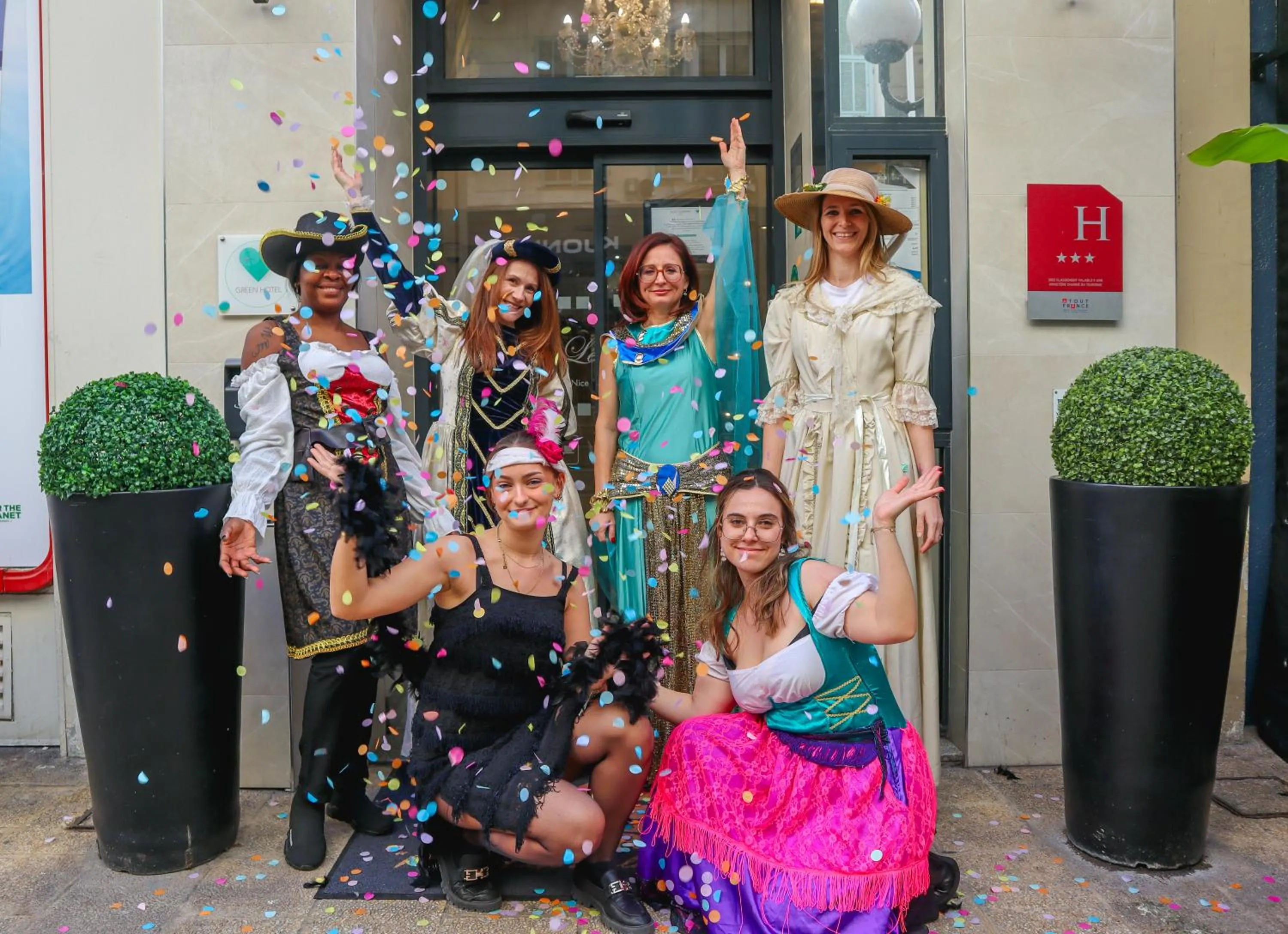 Staff in Hotel Florence Nice