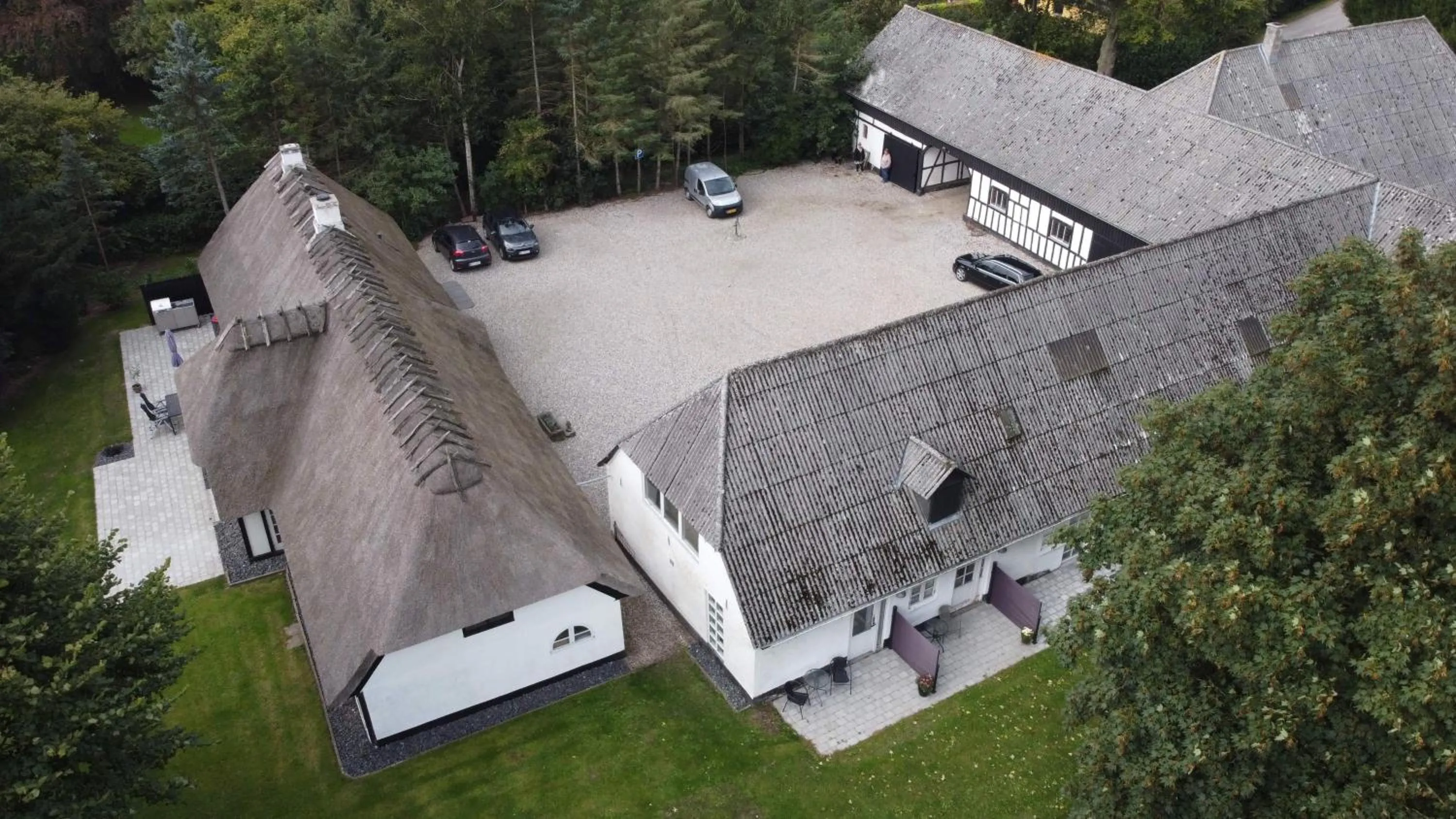 Garden view in Kroghøjgård