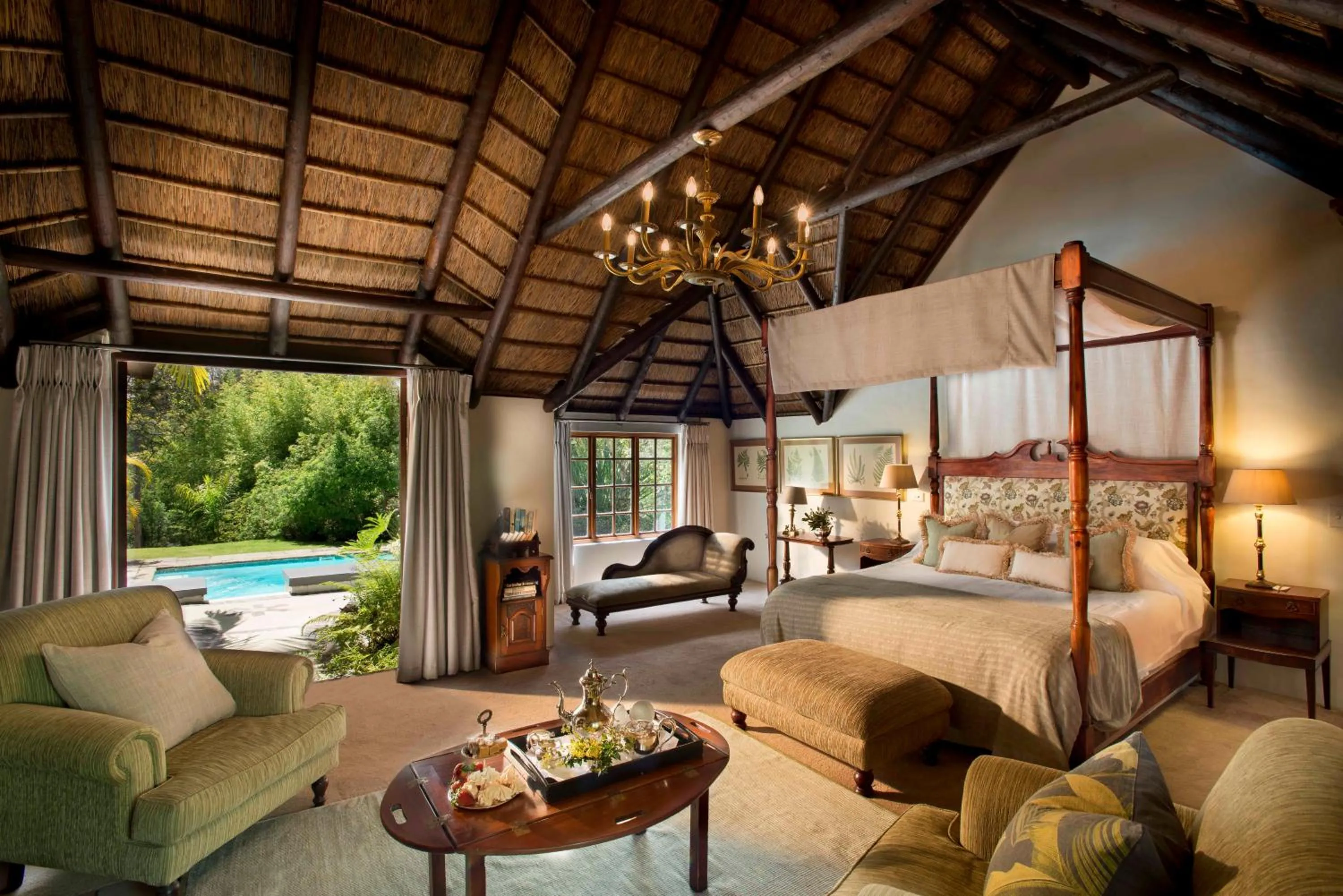 Garden, Bed in Hunter's Country House