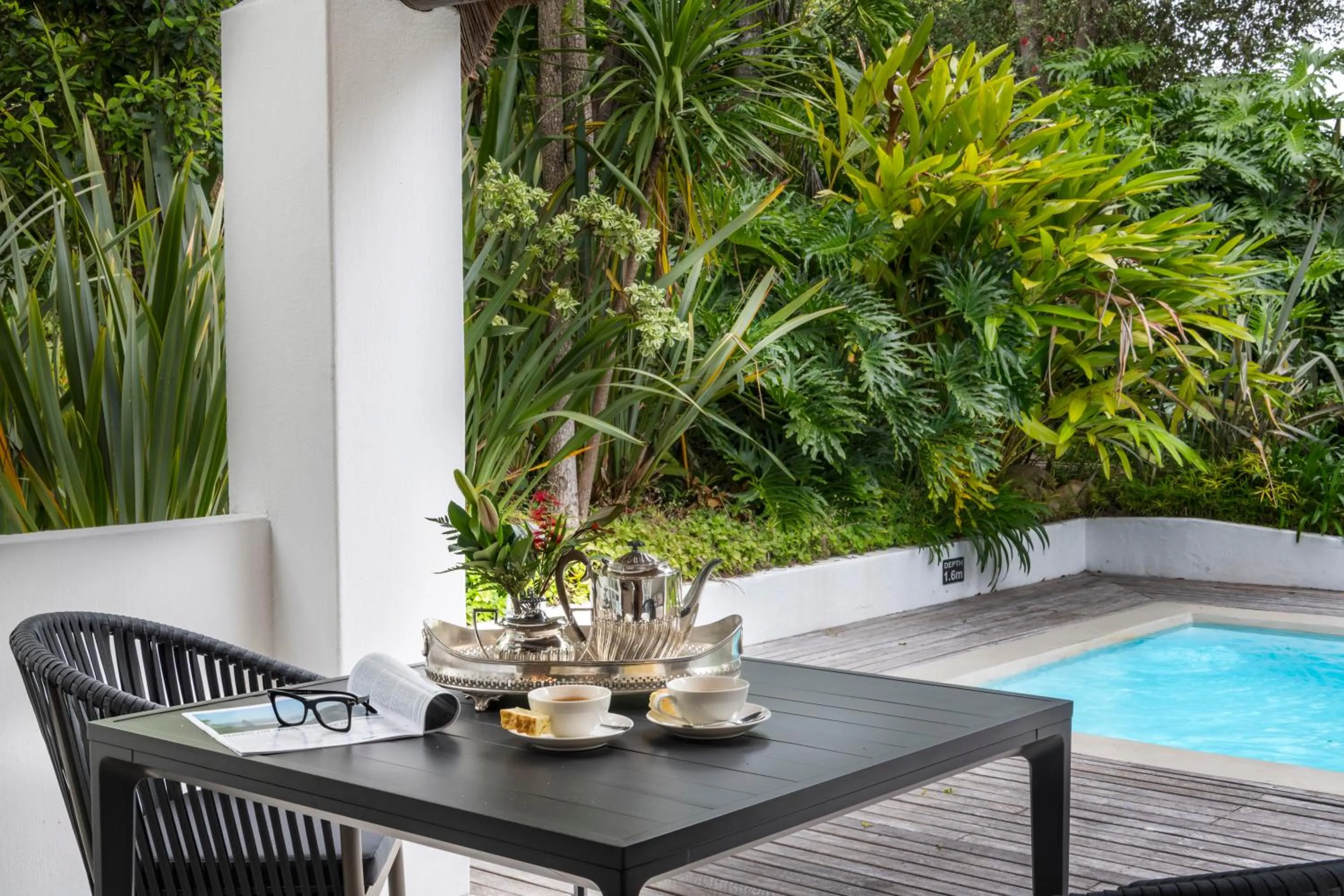 Balcony/Terrace in Hunter's Country House