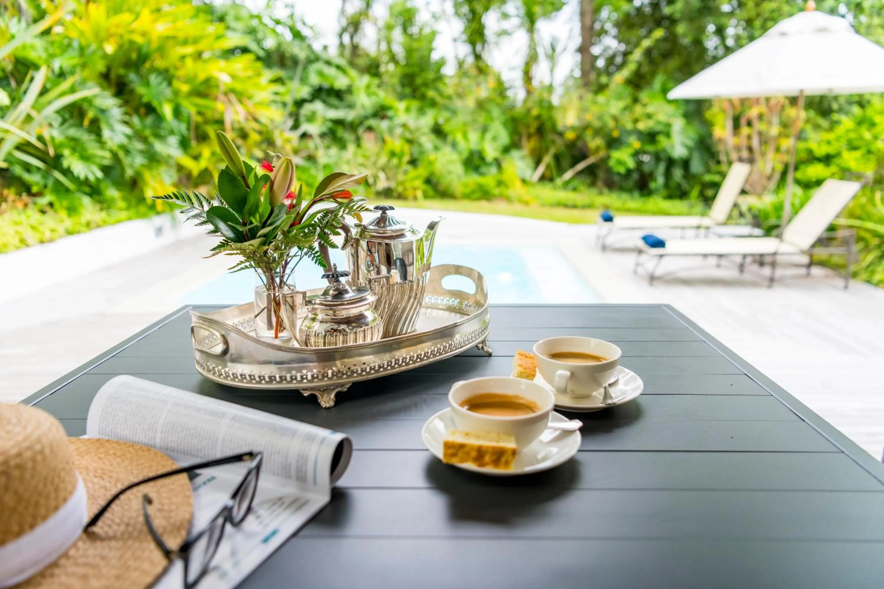 Patio in Hunter's Country House