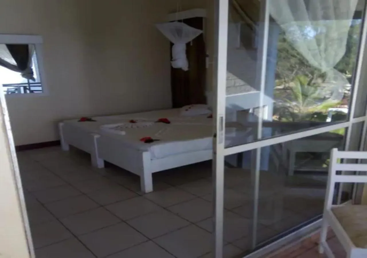 Bed in Watamu Adventist Beach Resort