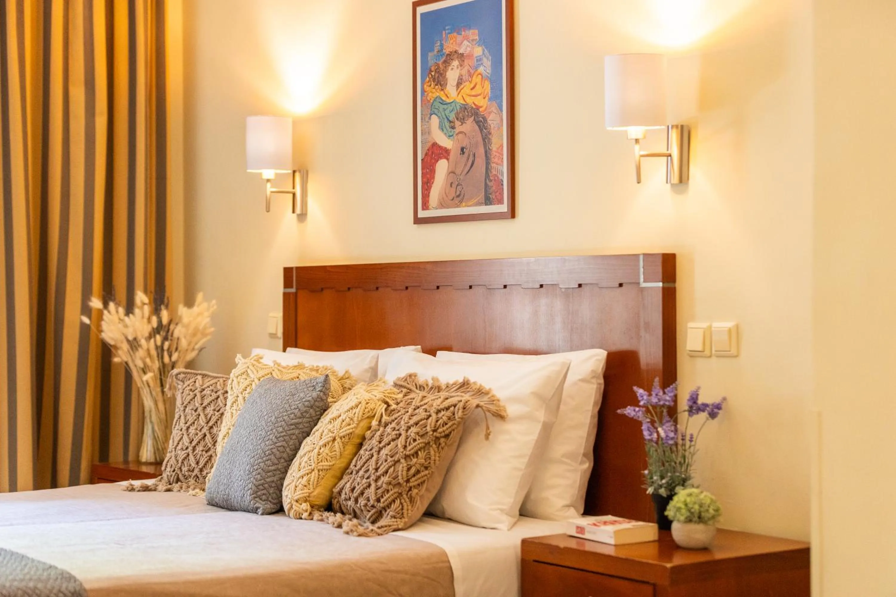 Property building, Bed in Hotel Marina