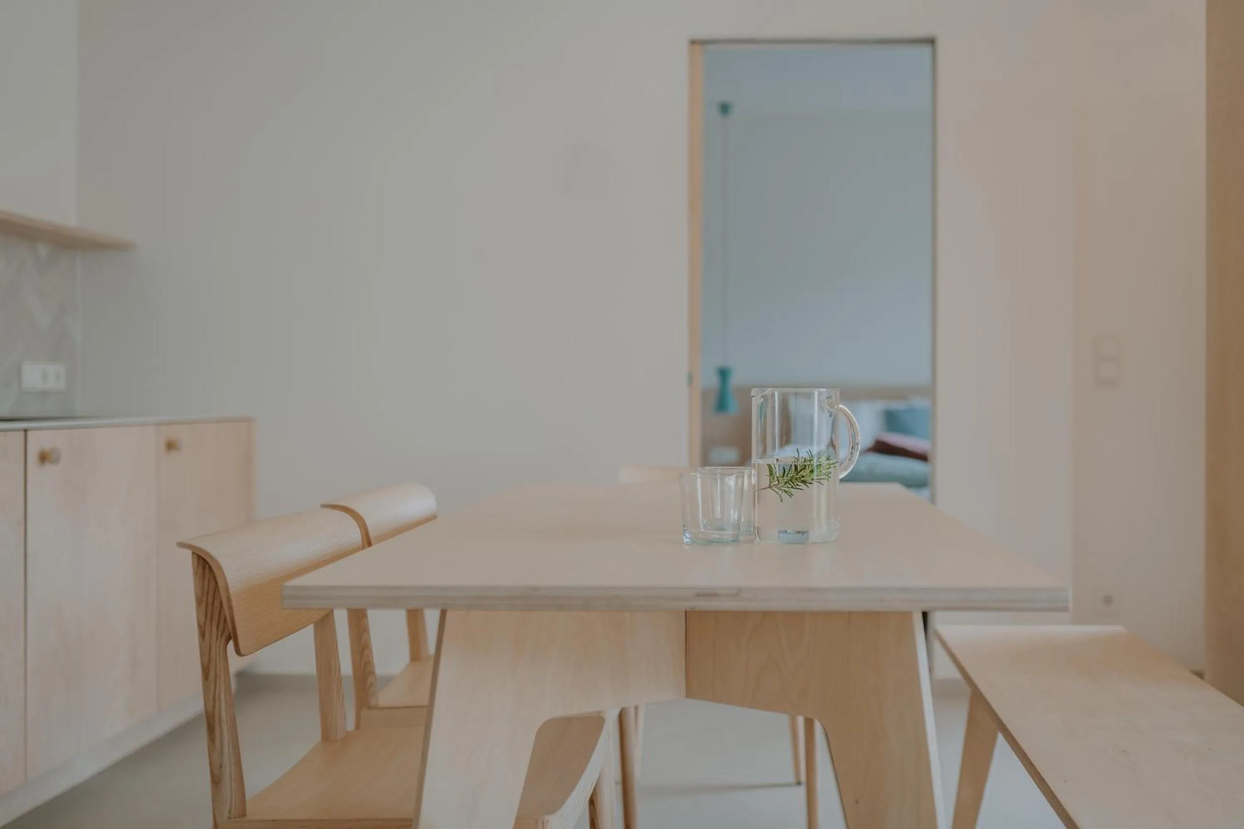 Living room in Wanda Apartments