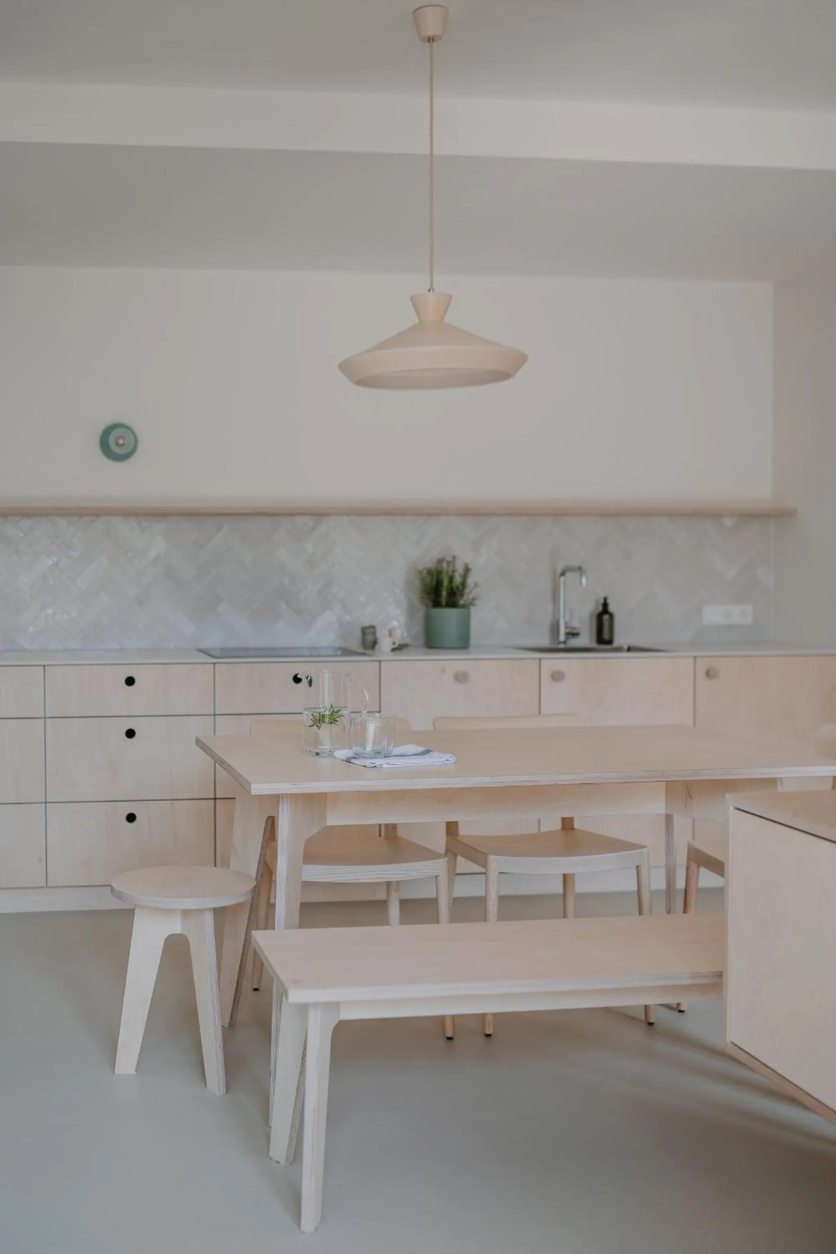 Kitchen or kitchenette in Wanda Apartments