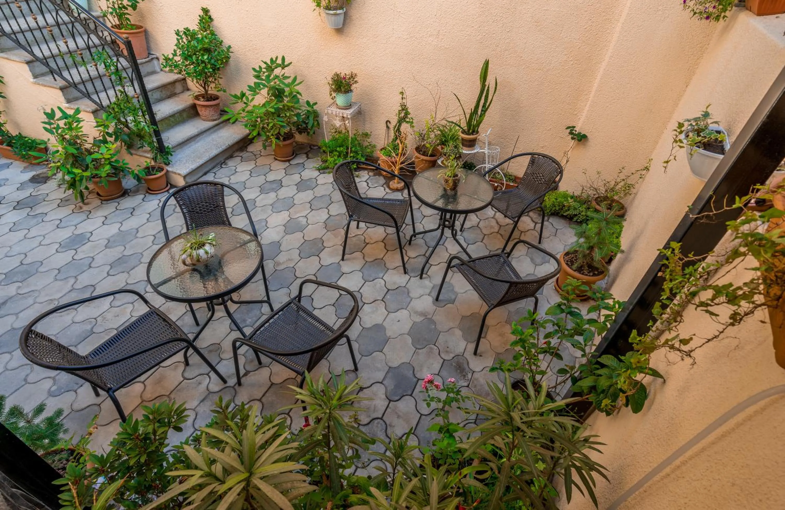 Patio in Golden Light Hotel