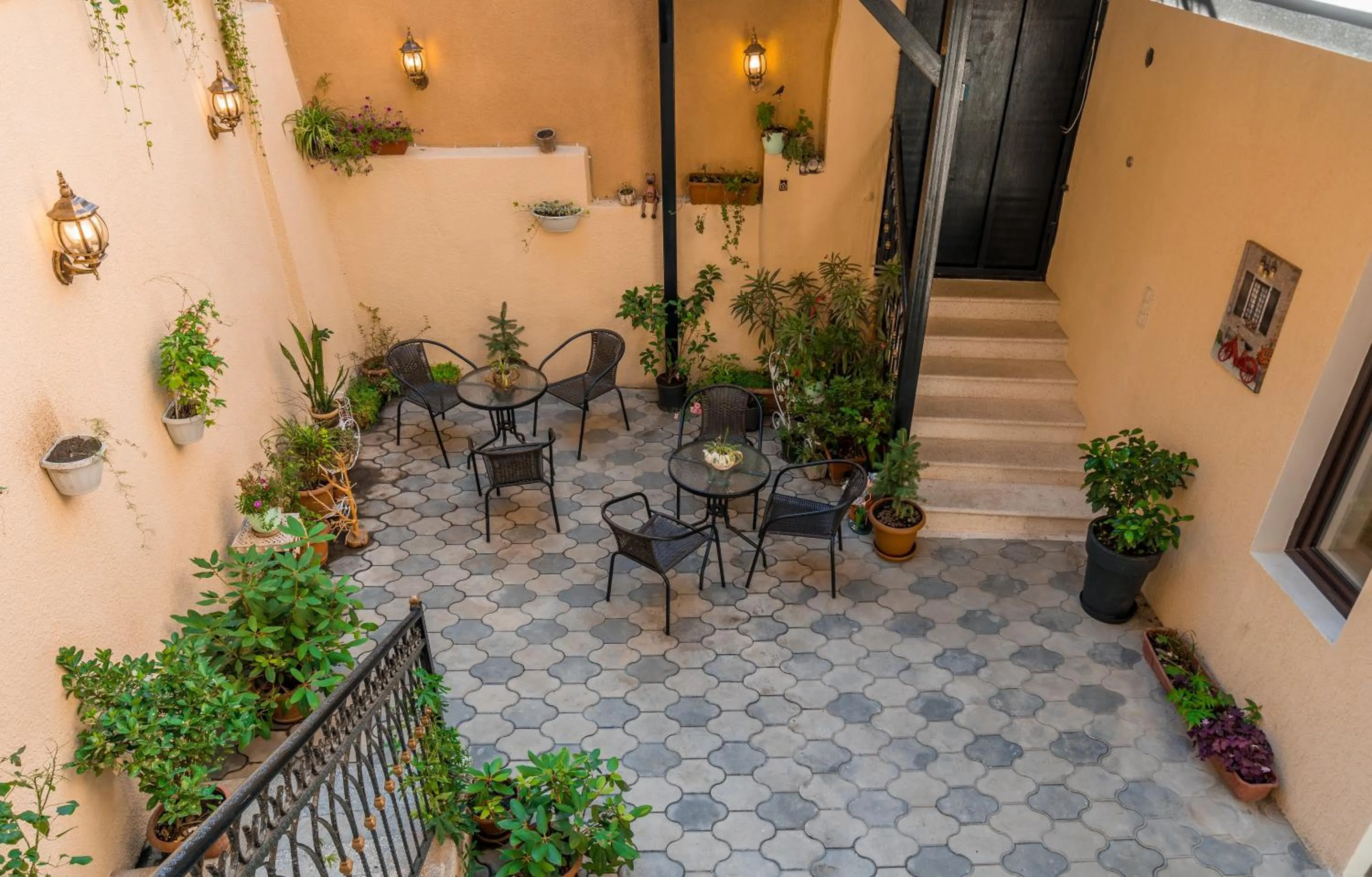 Patio in Golden Light Hotel