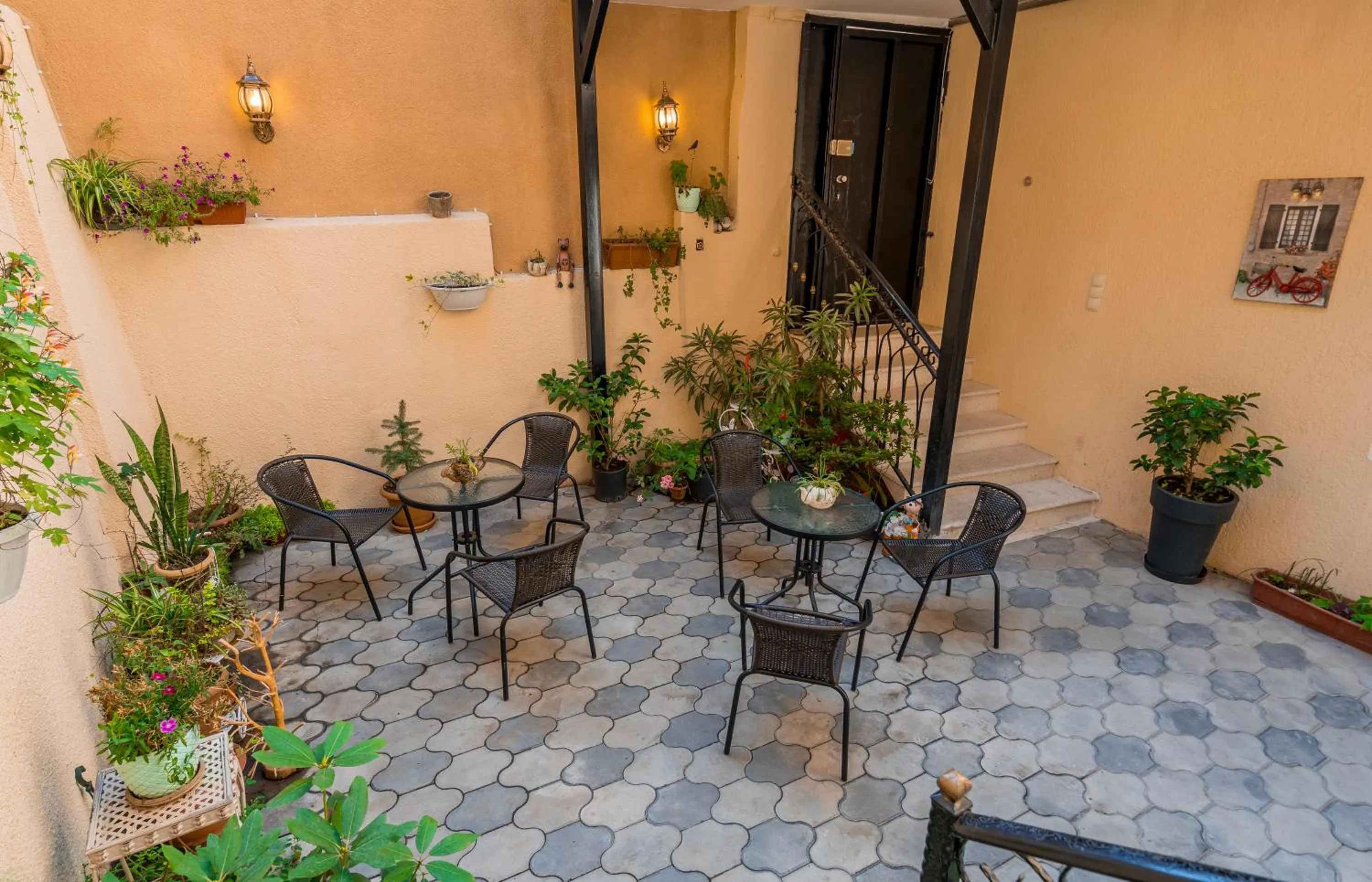 Patio in Golden Light Hotel