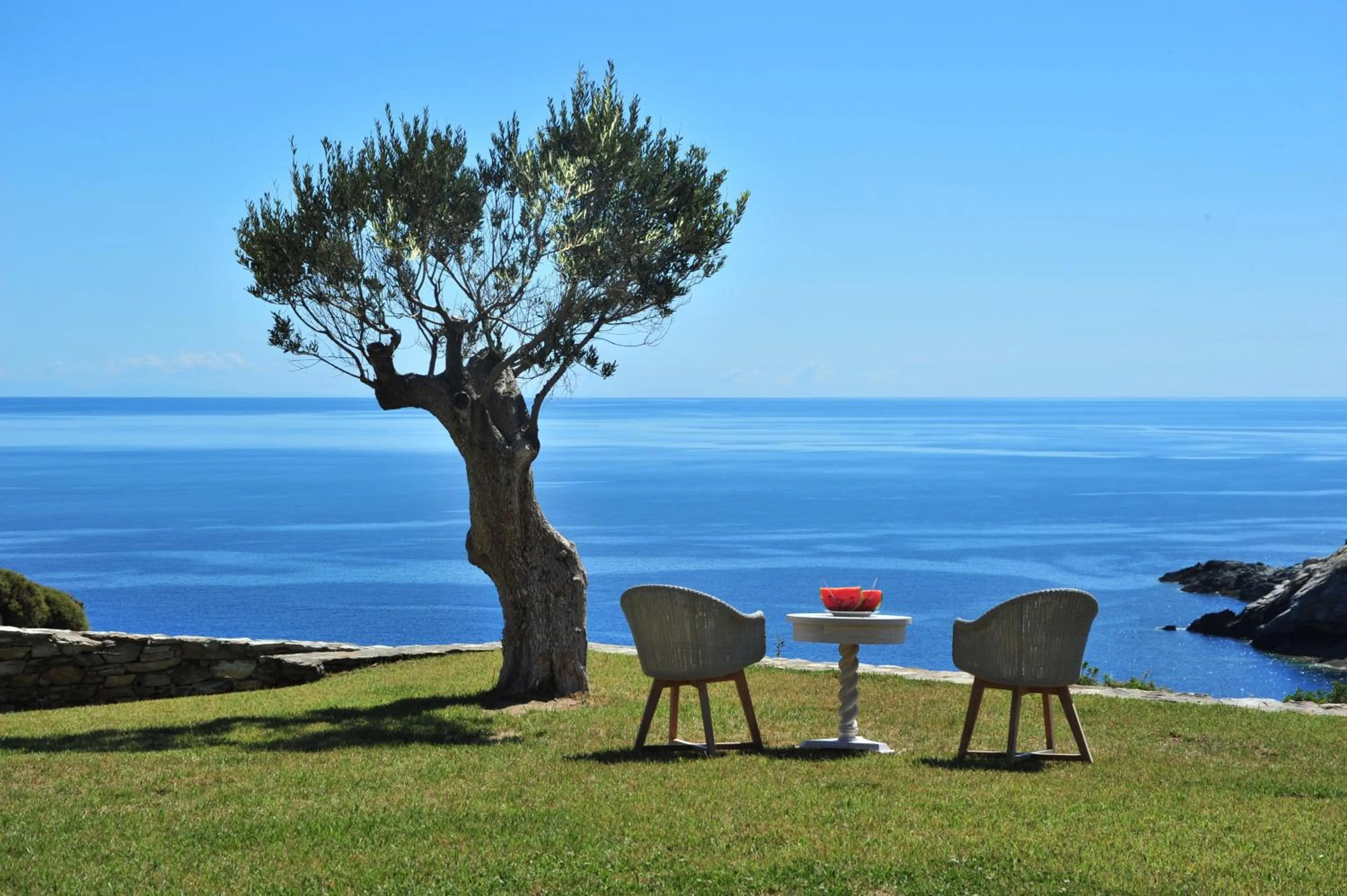 Bird's eye view in Aegea Blue Cycladic Resort