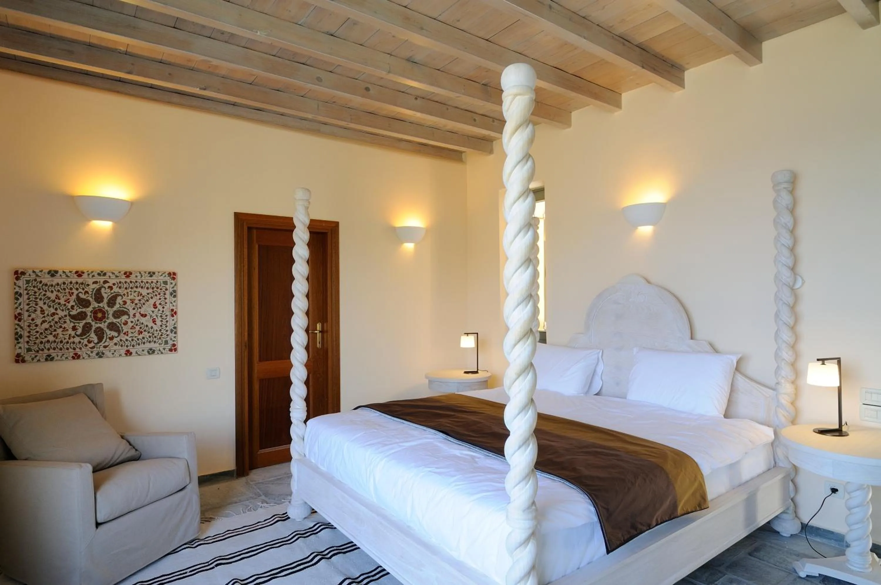 Bedroom in Aegea Blue Cycladic Resort