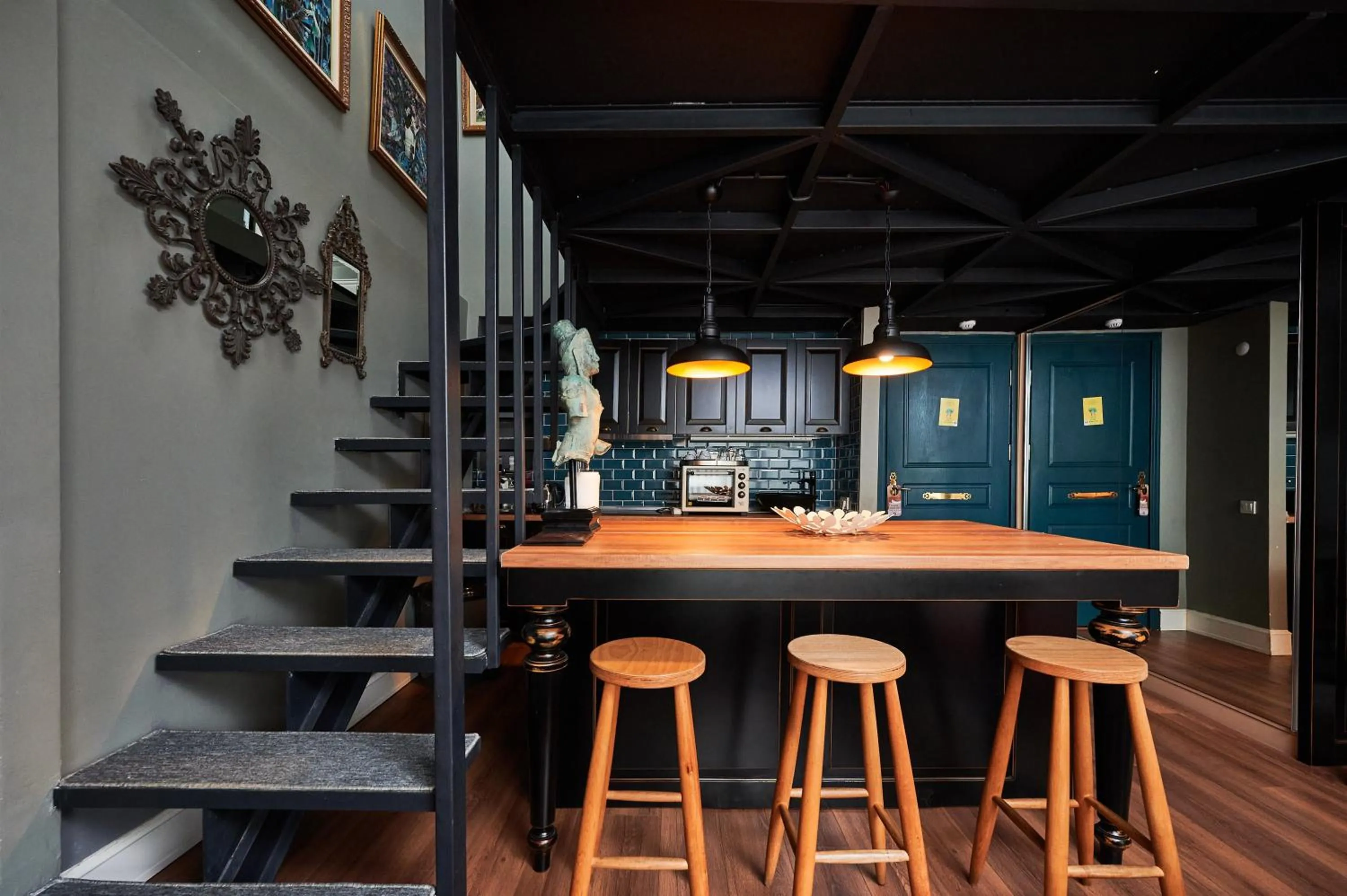 Kitchen or kitchenette in Faik Pasha Hotels Special Category Beyoglu Istanbul