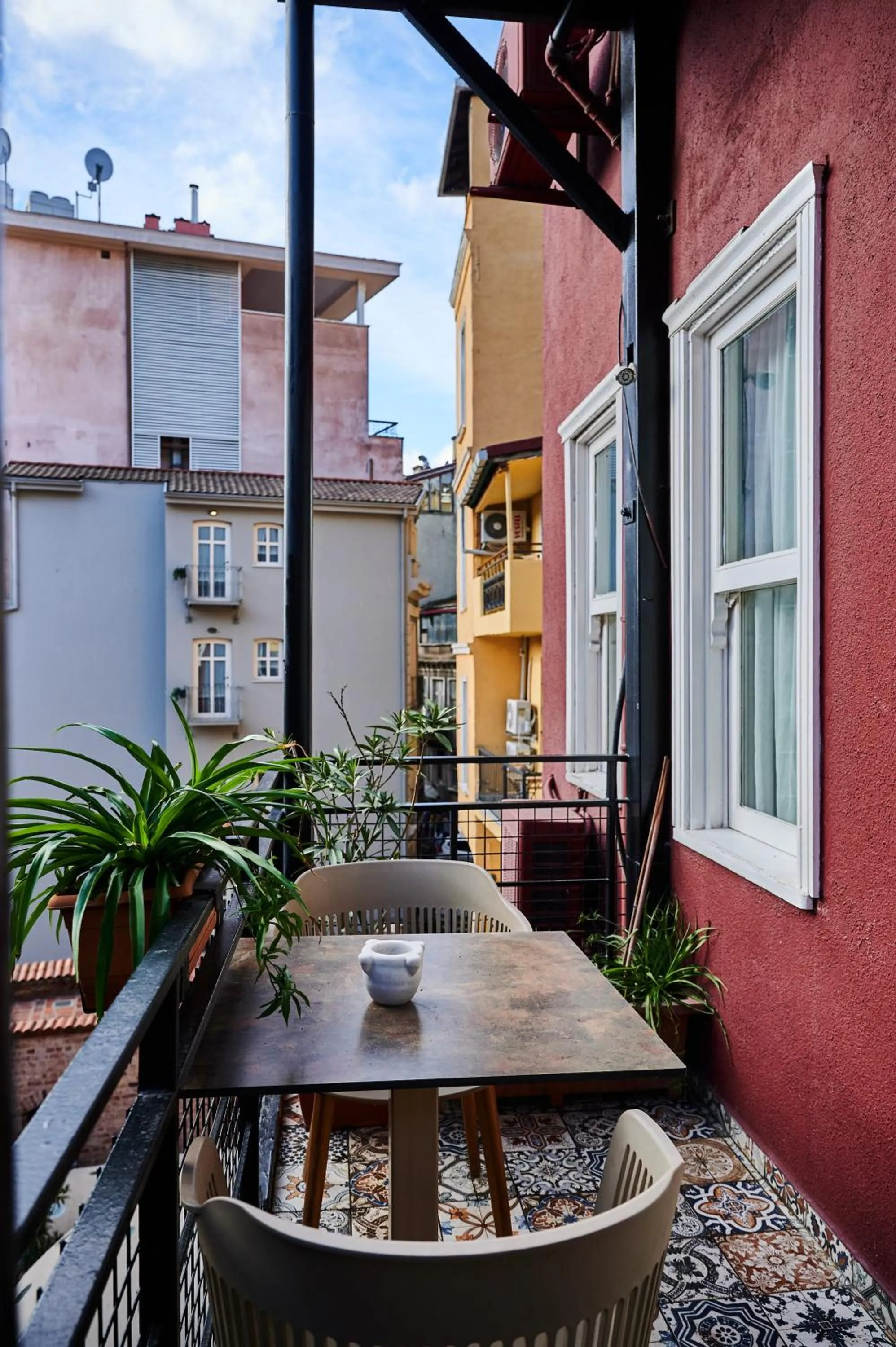 Balcony/Terrace in Faik Pasha Hotels Special Category Beyoglu Istanbul