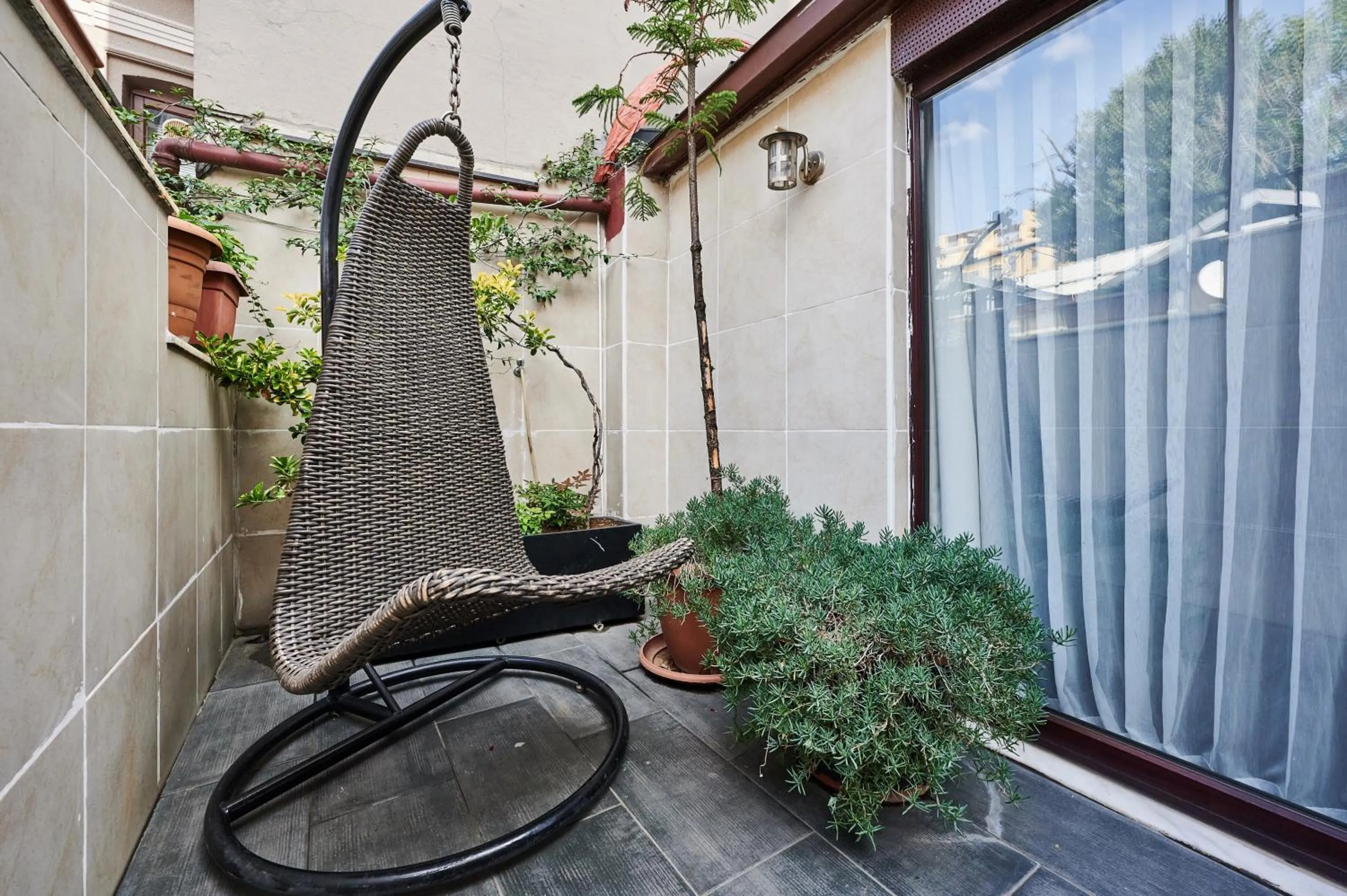 Balcony/Terrace in Faik Pasha Hotels Special Category Beyoglu Istanbul