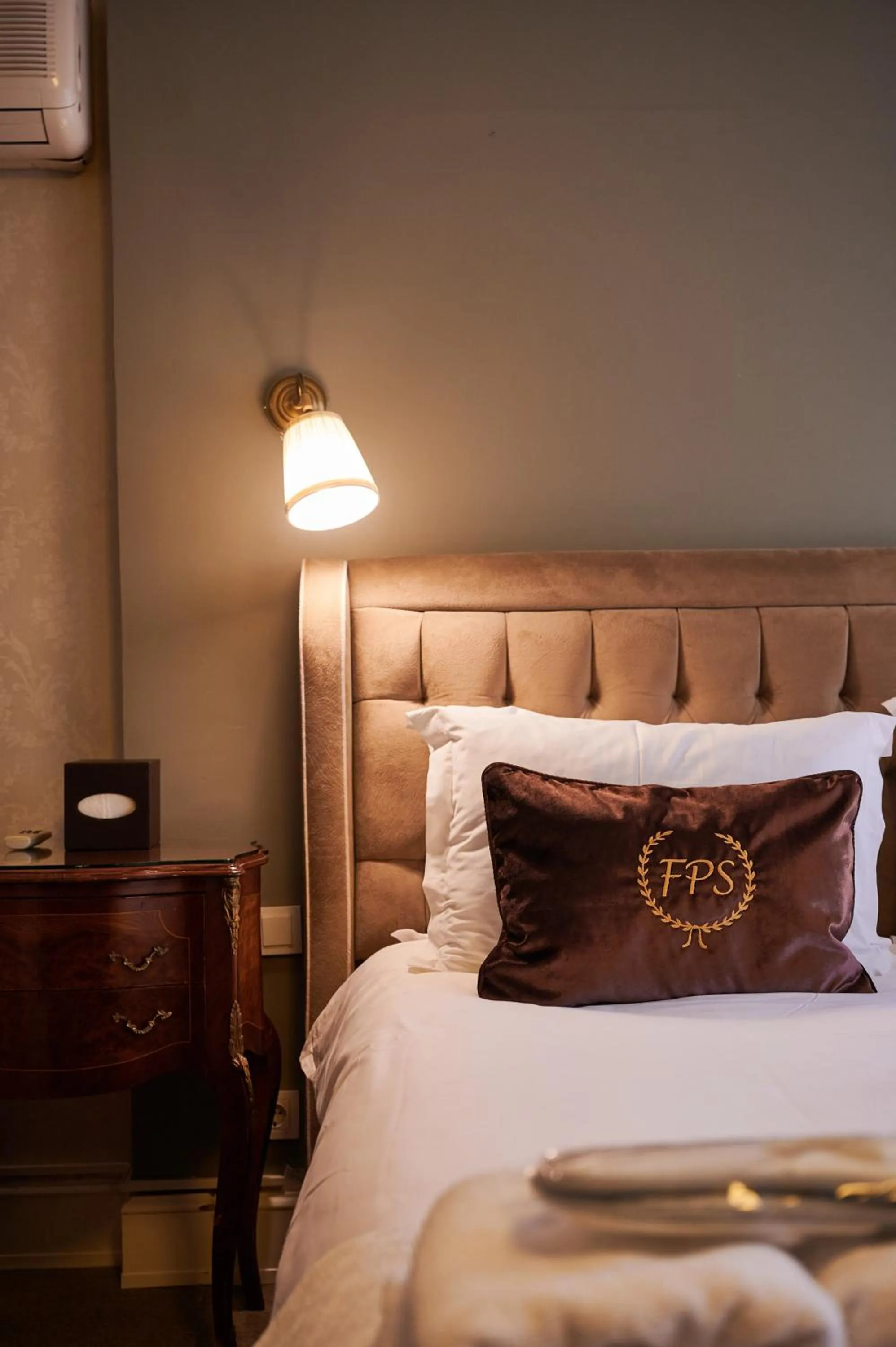 Bed in Faik Pasha Hotels Special Category Beyoglu Istanbul