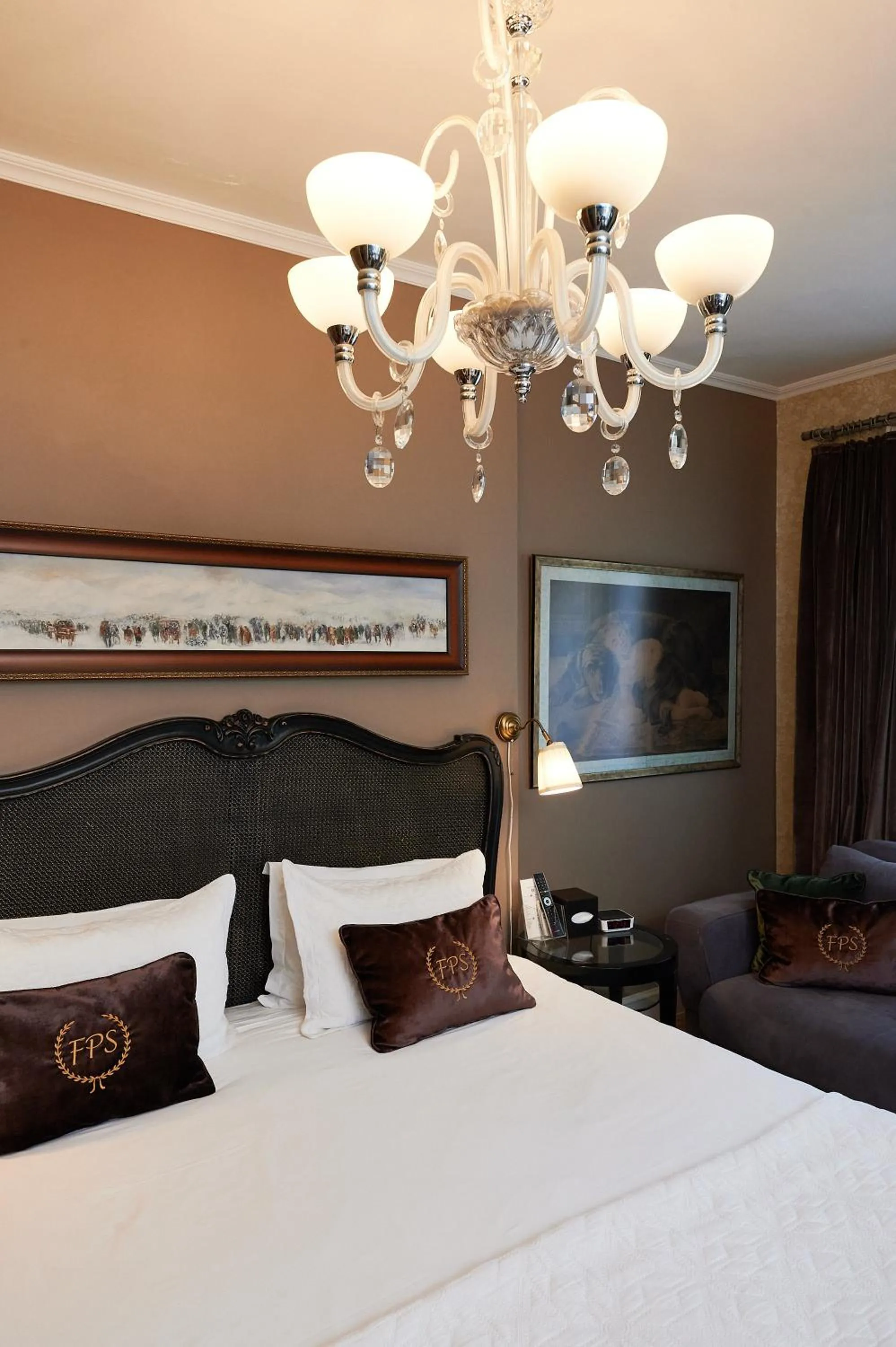 Bed in Faik Pasha Hotels Special Category Beyoglu Istanbul