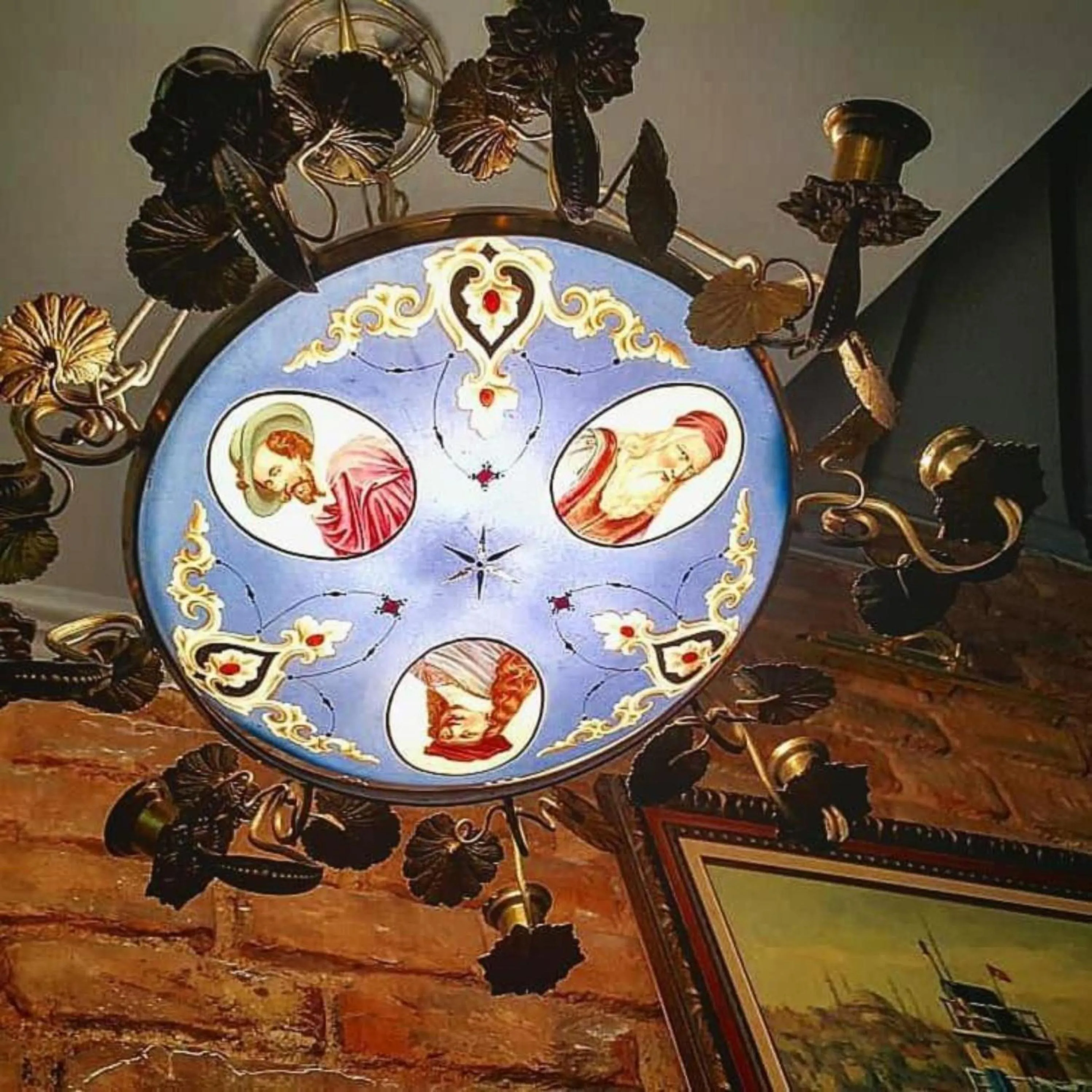 Decorative detail in Faik Pasha Hotels Special Category Beyoglu Istanbul