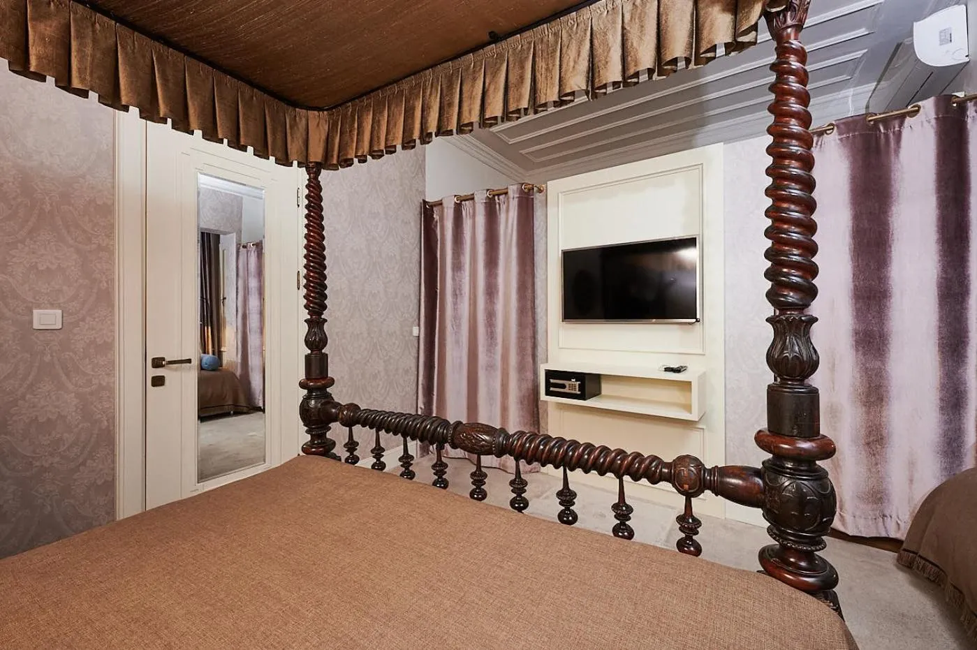 Bed in Faik Pasha Hotels Special Category Beyoglu Istanbul