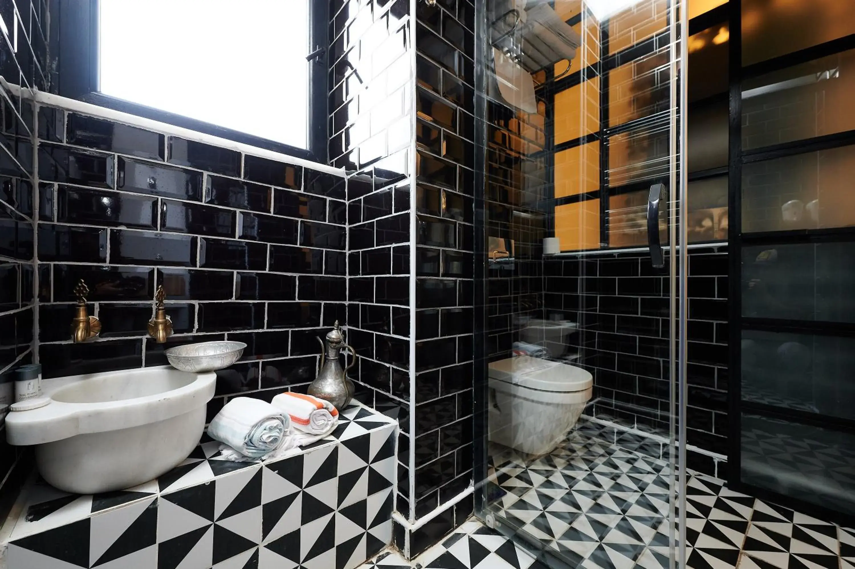 Bathroom in Faik Pasha Hotels Special Category Beyoglu Istanbul Bathroom in Faik Pasha Hotels Special Category Beyoglu Istanbul