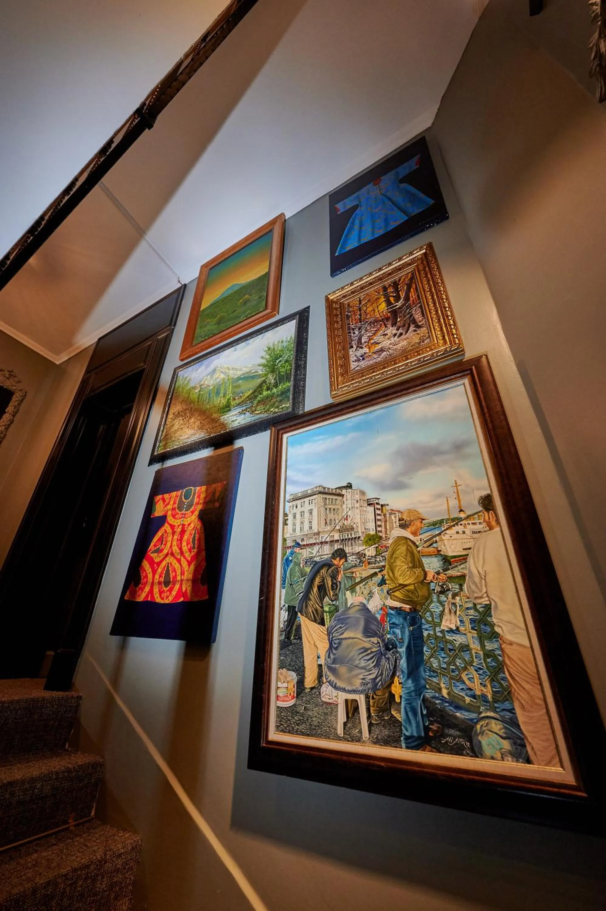 Decorative detail in Faik Pasha Hotels Special Category Beyoglu Istanbul