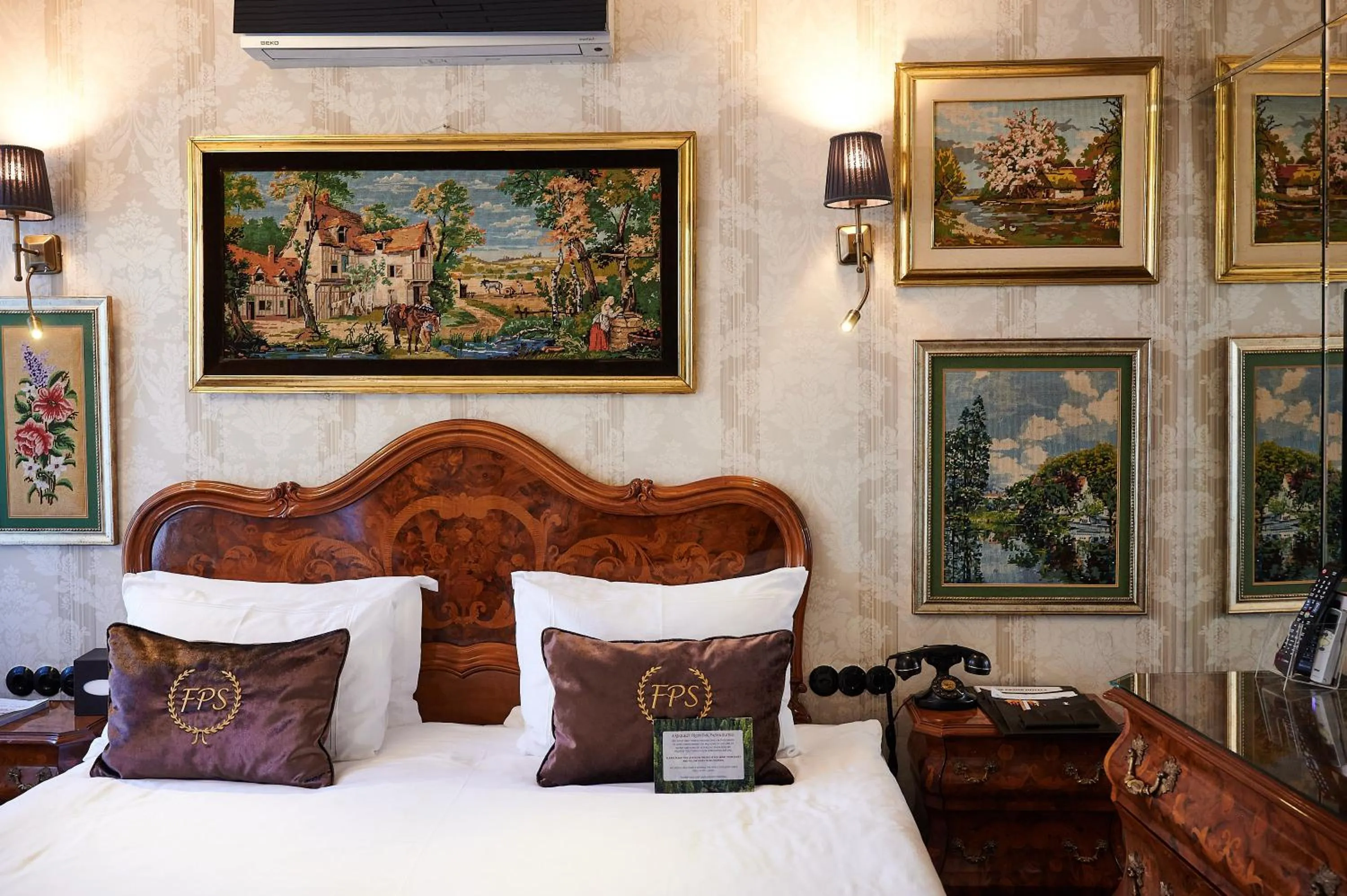 Bed in Faik Pasha Hotels Special Category Beyoglu Istanbul