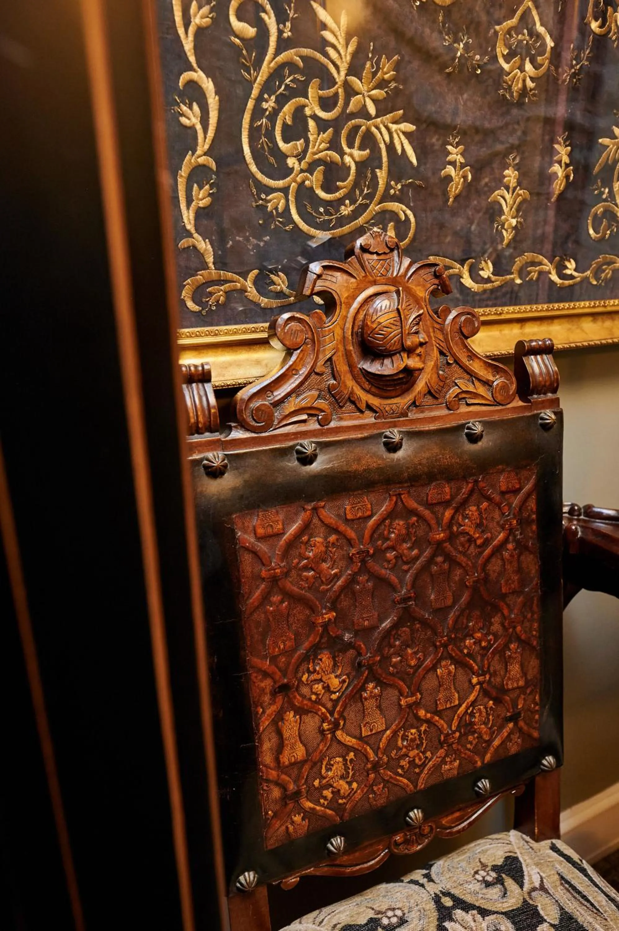 Decorative detail in Faik Pasha Hotels Special Category Beyoglu Istanbul