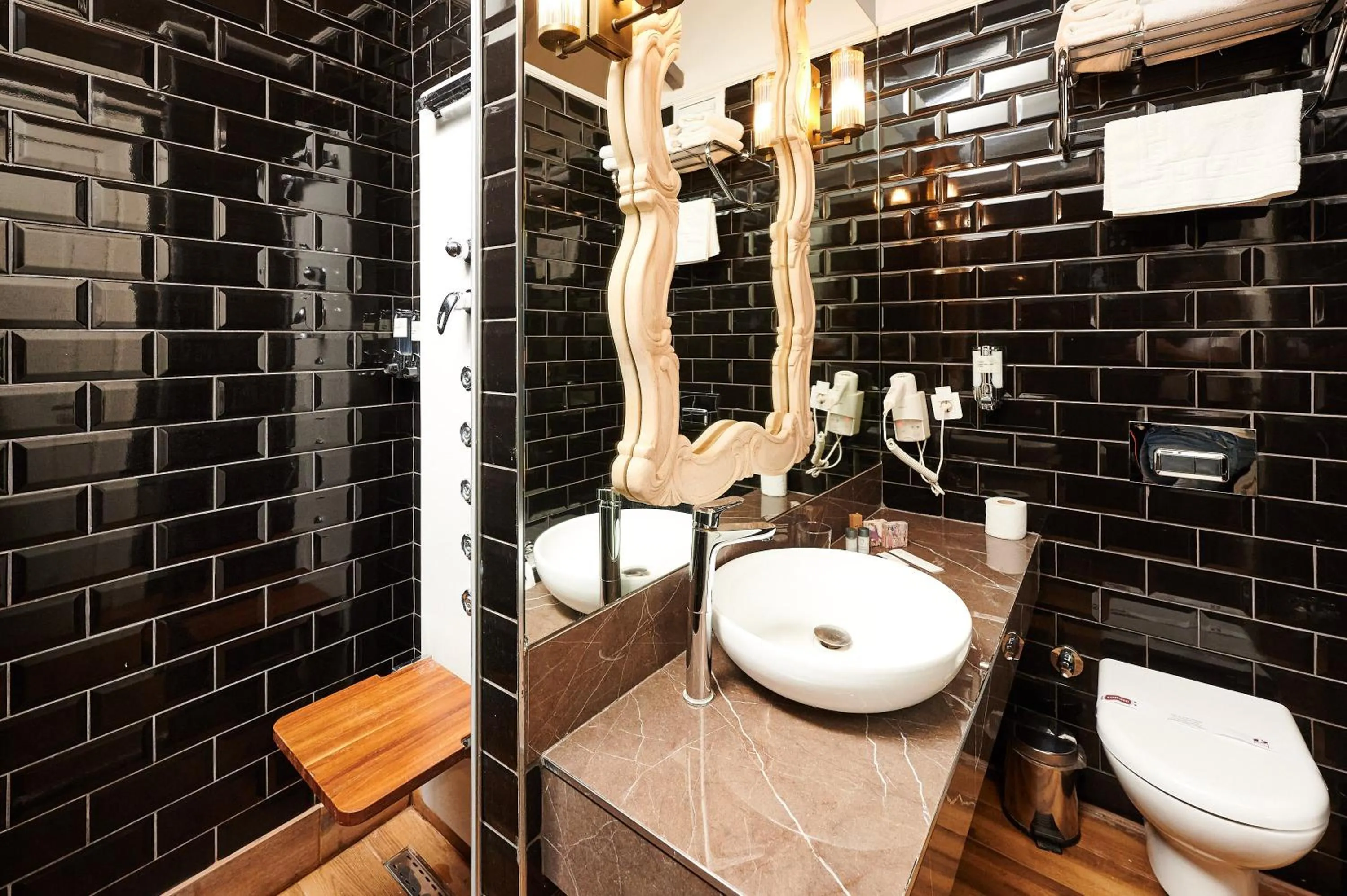 Bathroom in Faik Pasha Hotels Special Category Beyoglu Istanbul
