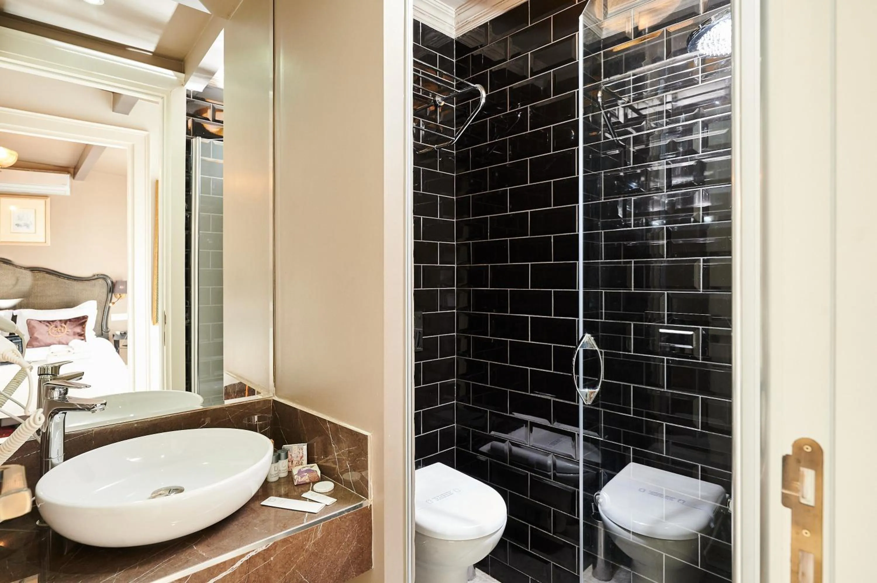 Toilet in Faik Pasha Hotels Special Category Beyoglu Istanbul