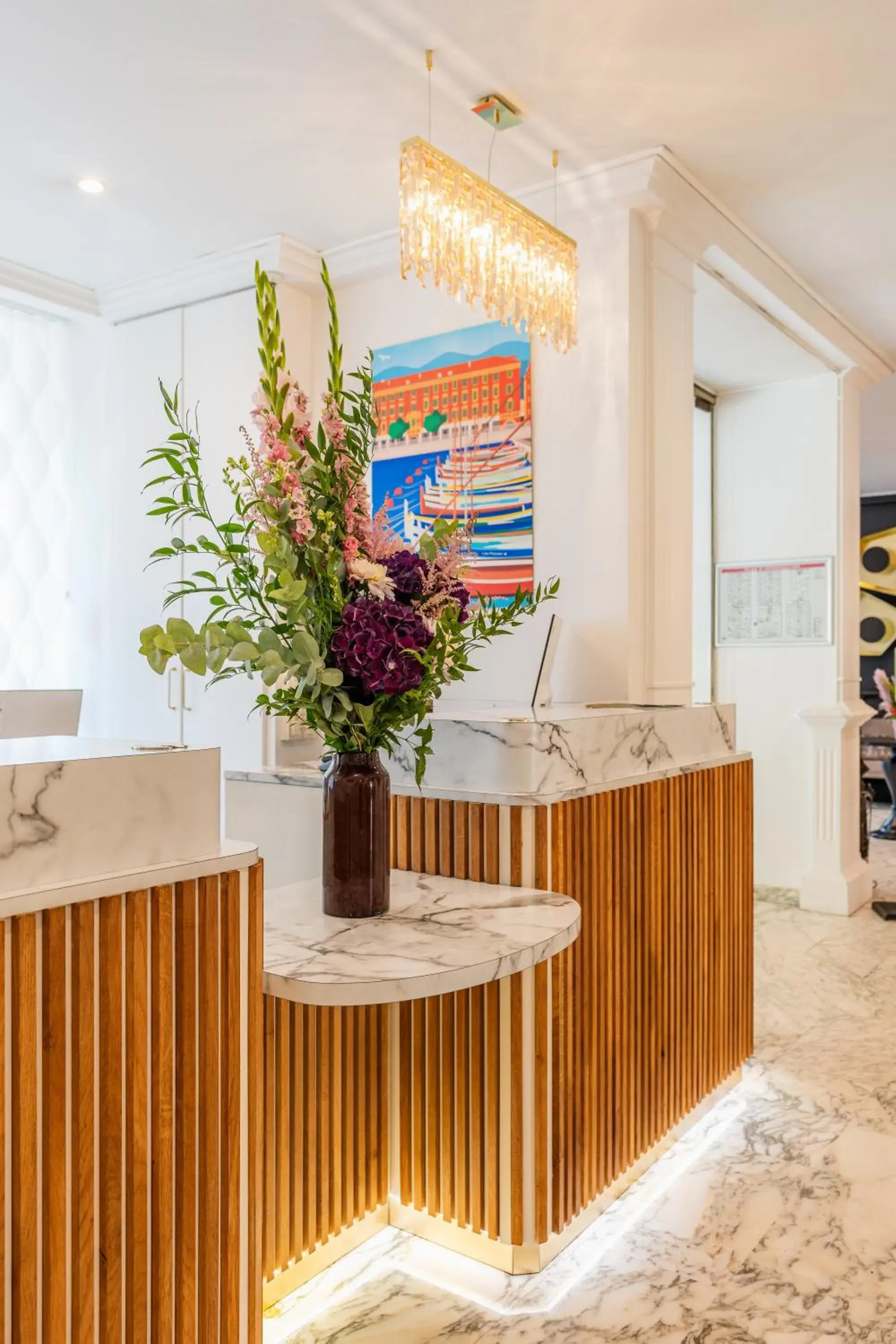 Lobby or reception in Hotel Villa Victoria Lobby or reception in Hotel Villa Victoria