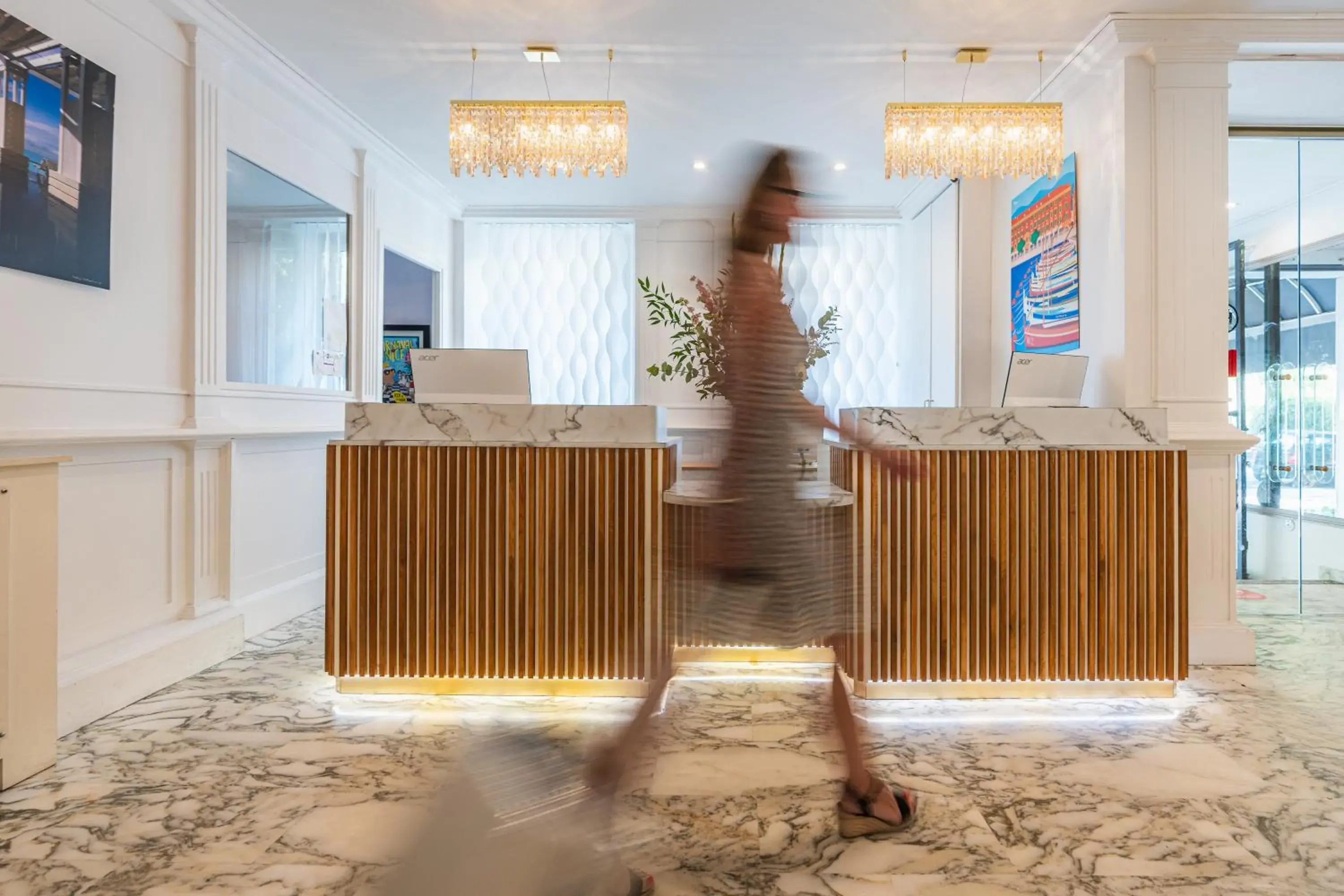 Lobby or reception in Hotel Villa Victoria Lobby or reception in Hotel Villa Victoria