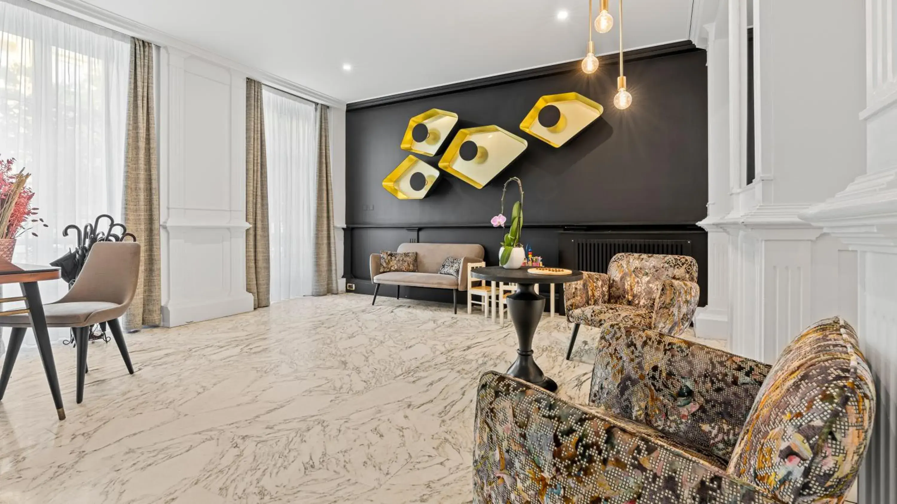 Lobby or reception in Hotel Villa Victoria Lobby or reception in Hotel Villa Victoria