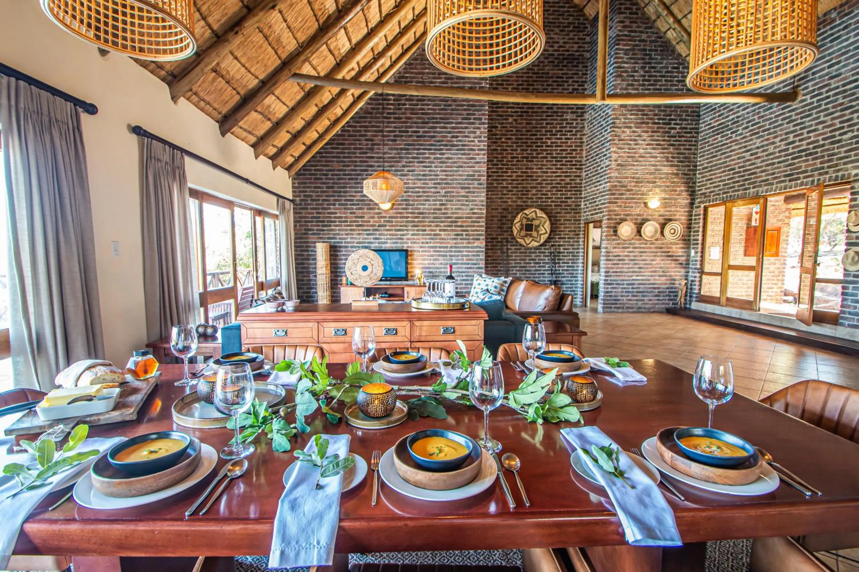 Dining area in Dinkweng Safari Lodge