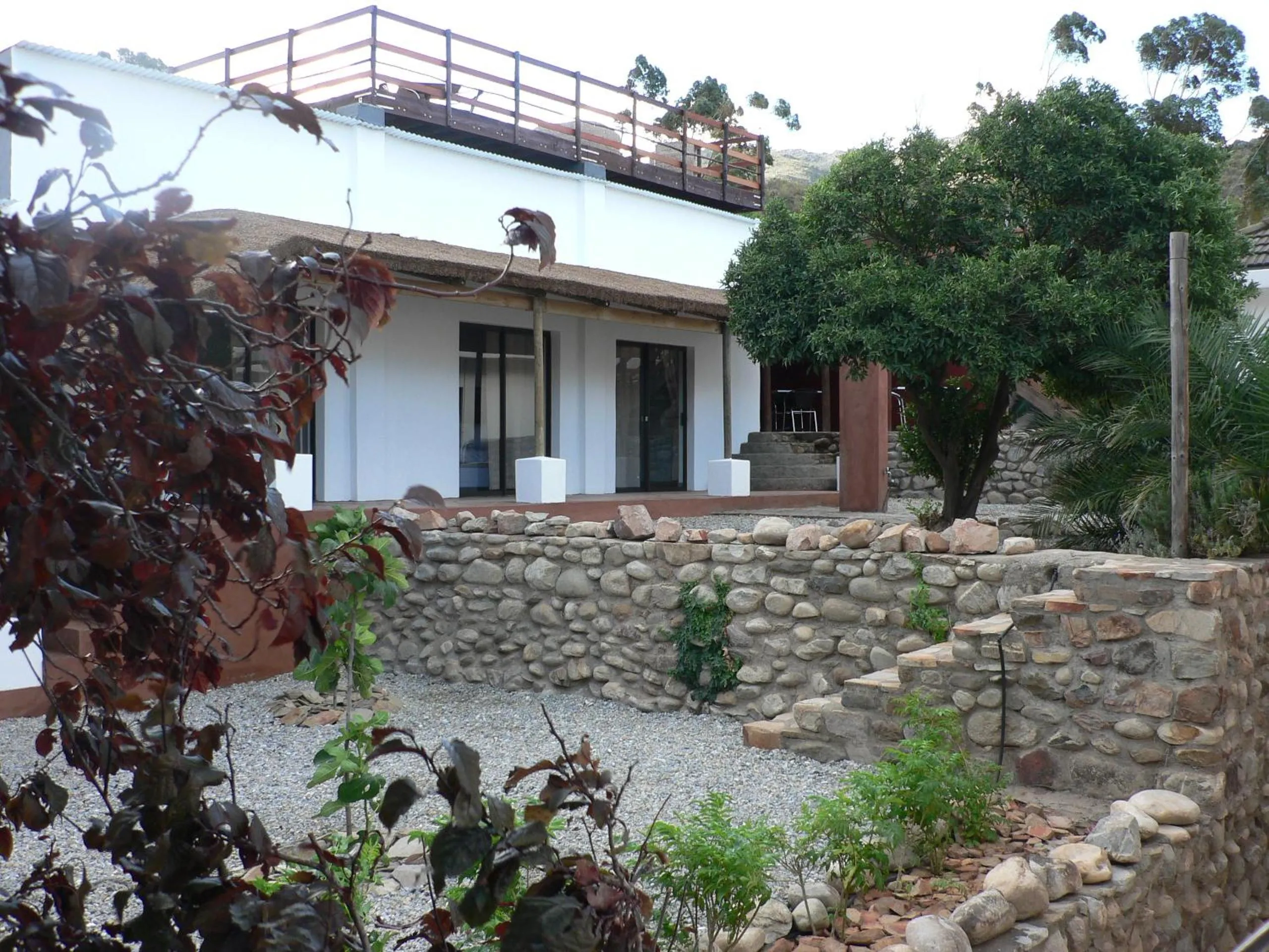 Facade/entrance in Mountain View Eco Lodge Montagu