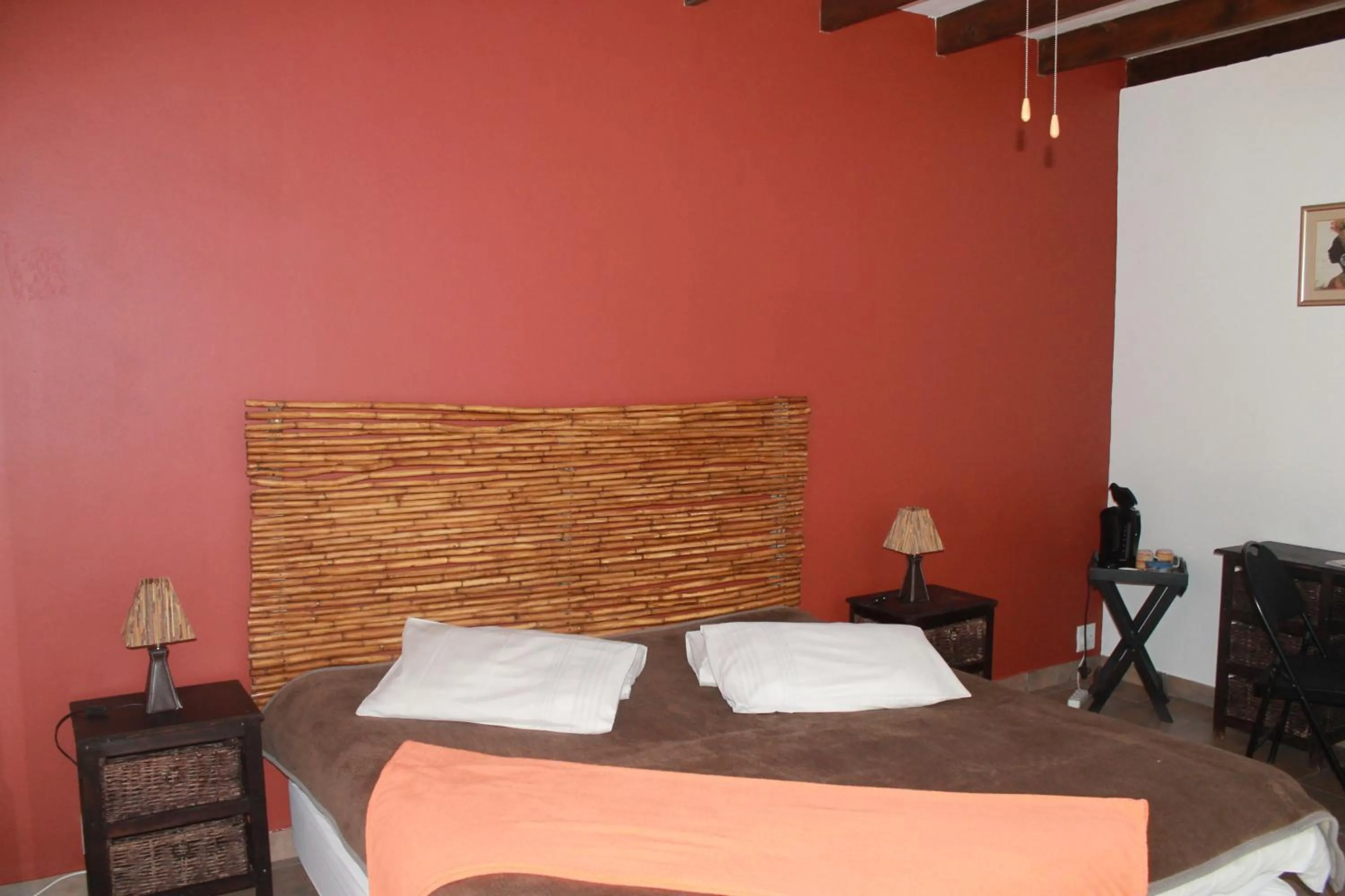 Bed in Mountain View Eco Lodge Montagu