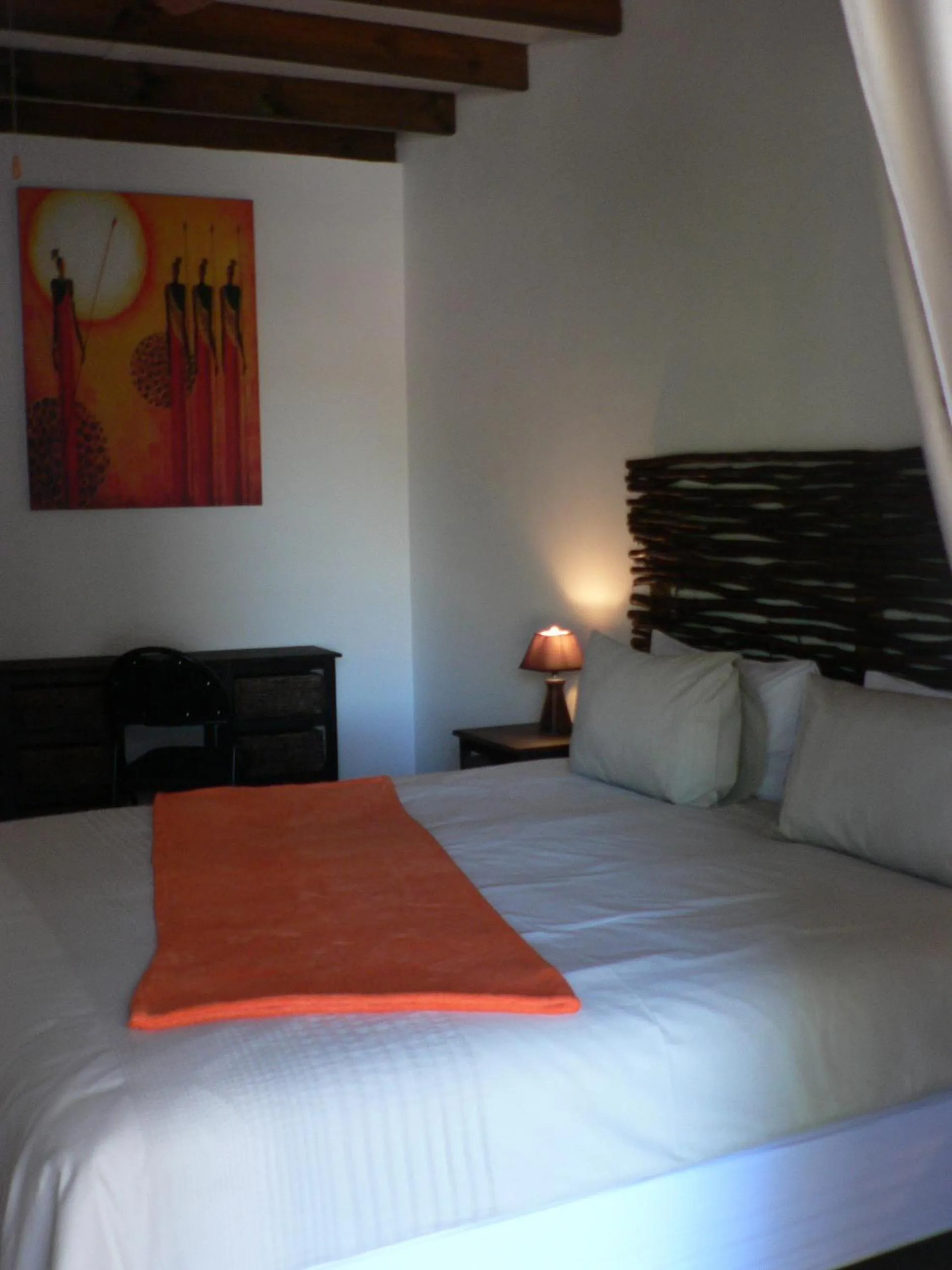 Bed in Mountain View Eco Lodge Montagu