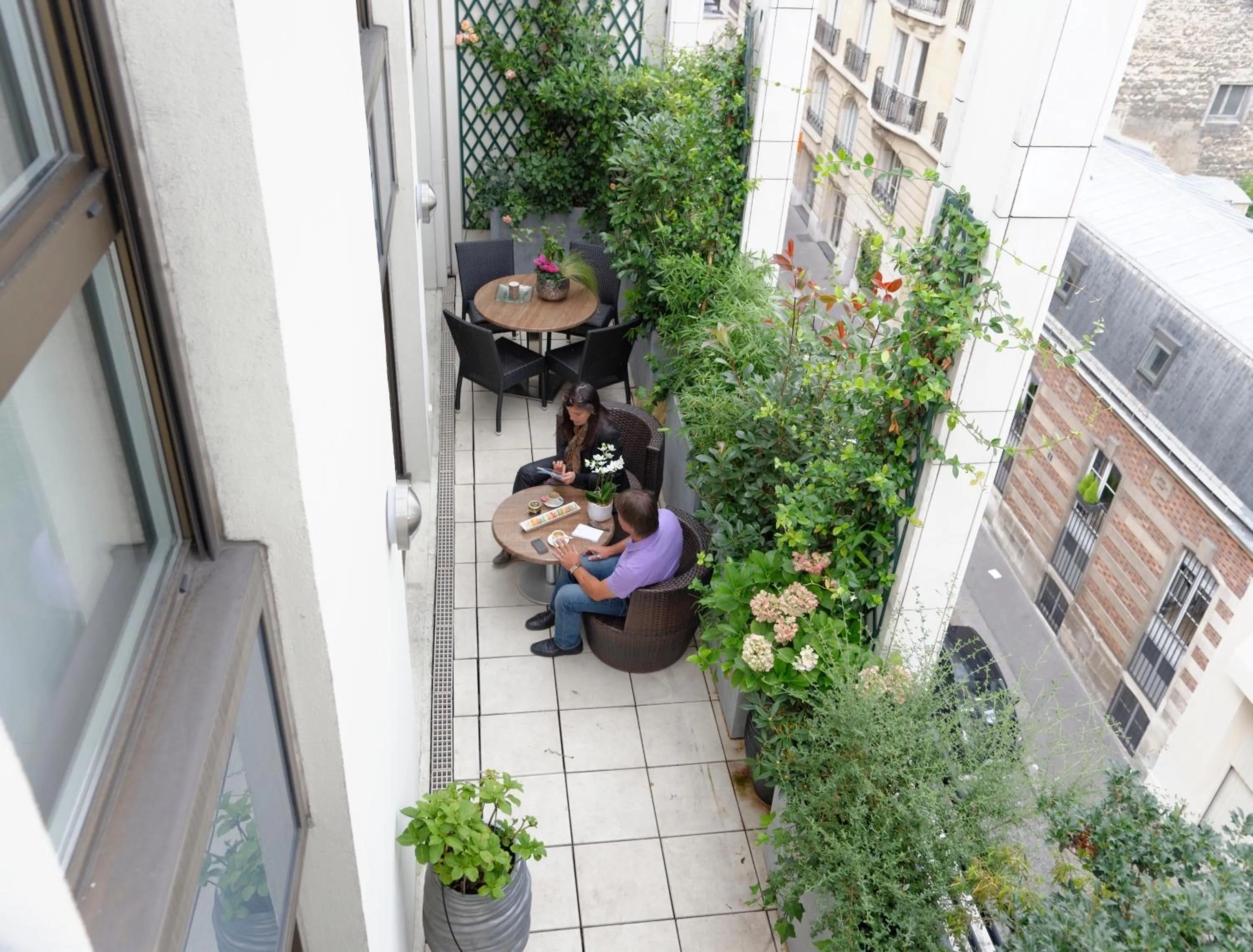 Balcony/Terrace in Résidence Alma Marceau