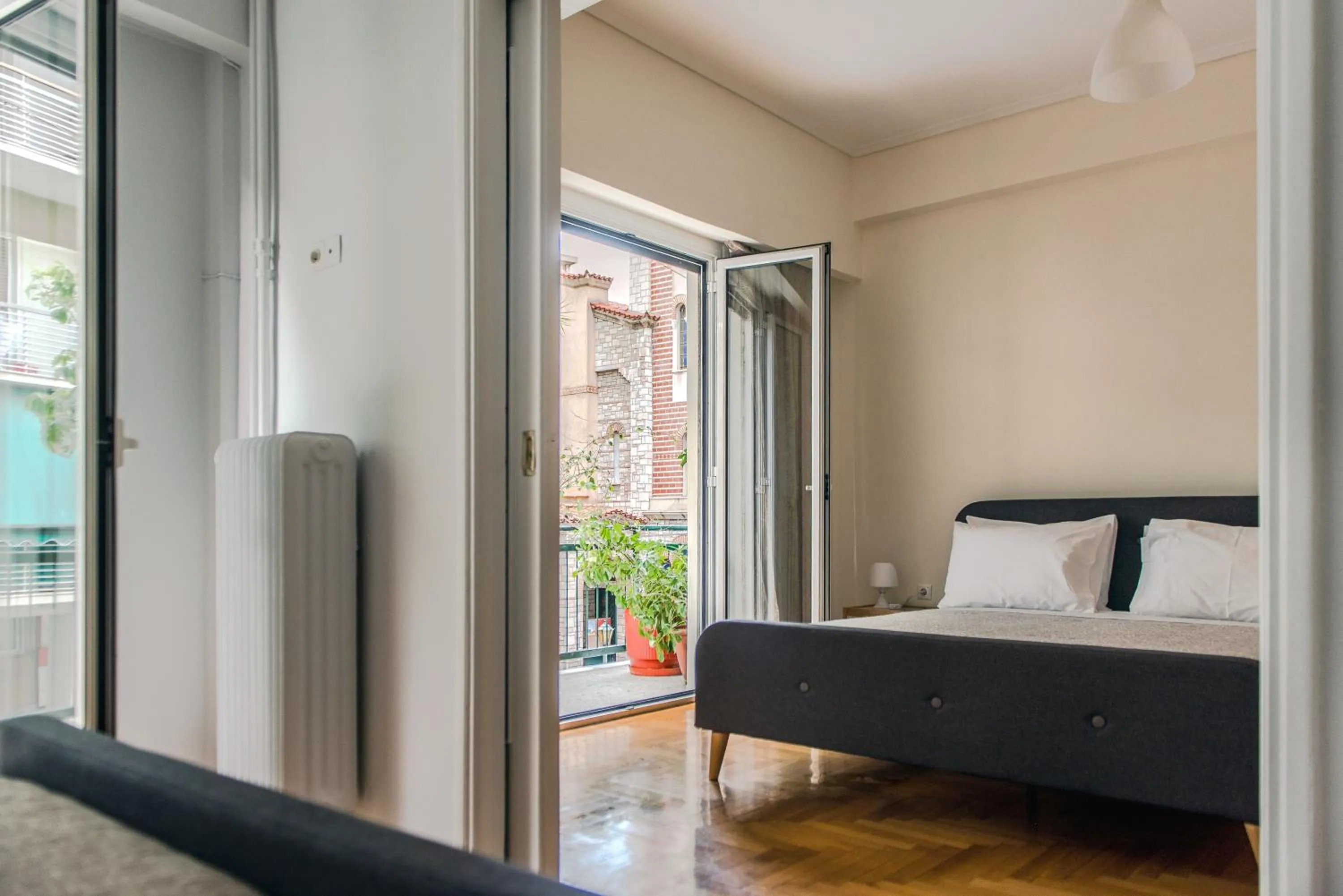 Bed in Pnyka Apartment 2
