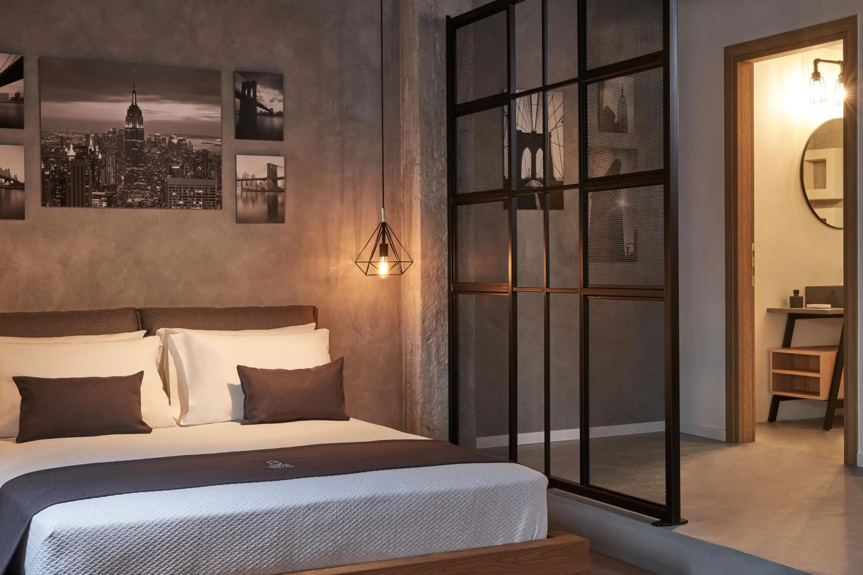 Bedroom, Bed in Kolonaki 8 - Design Suites & Lofts