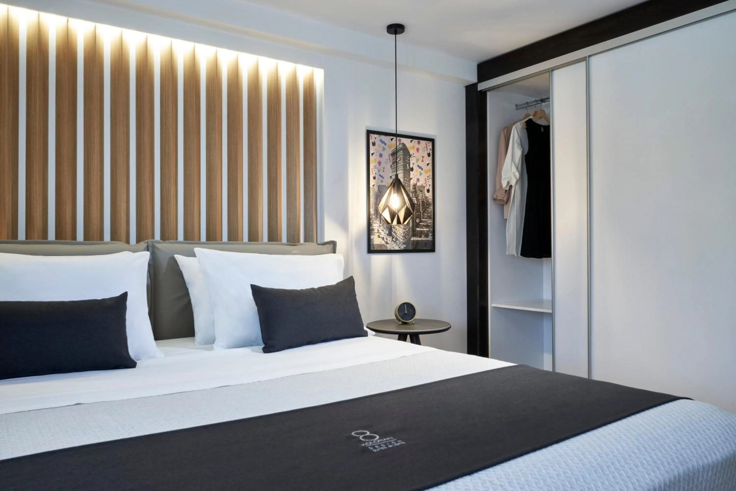 Bedroom, Bed in Kolonaki 8 - Design Suites & Lofts