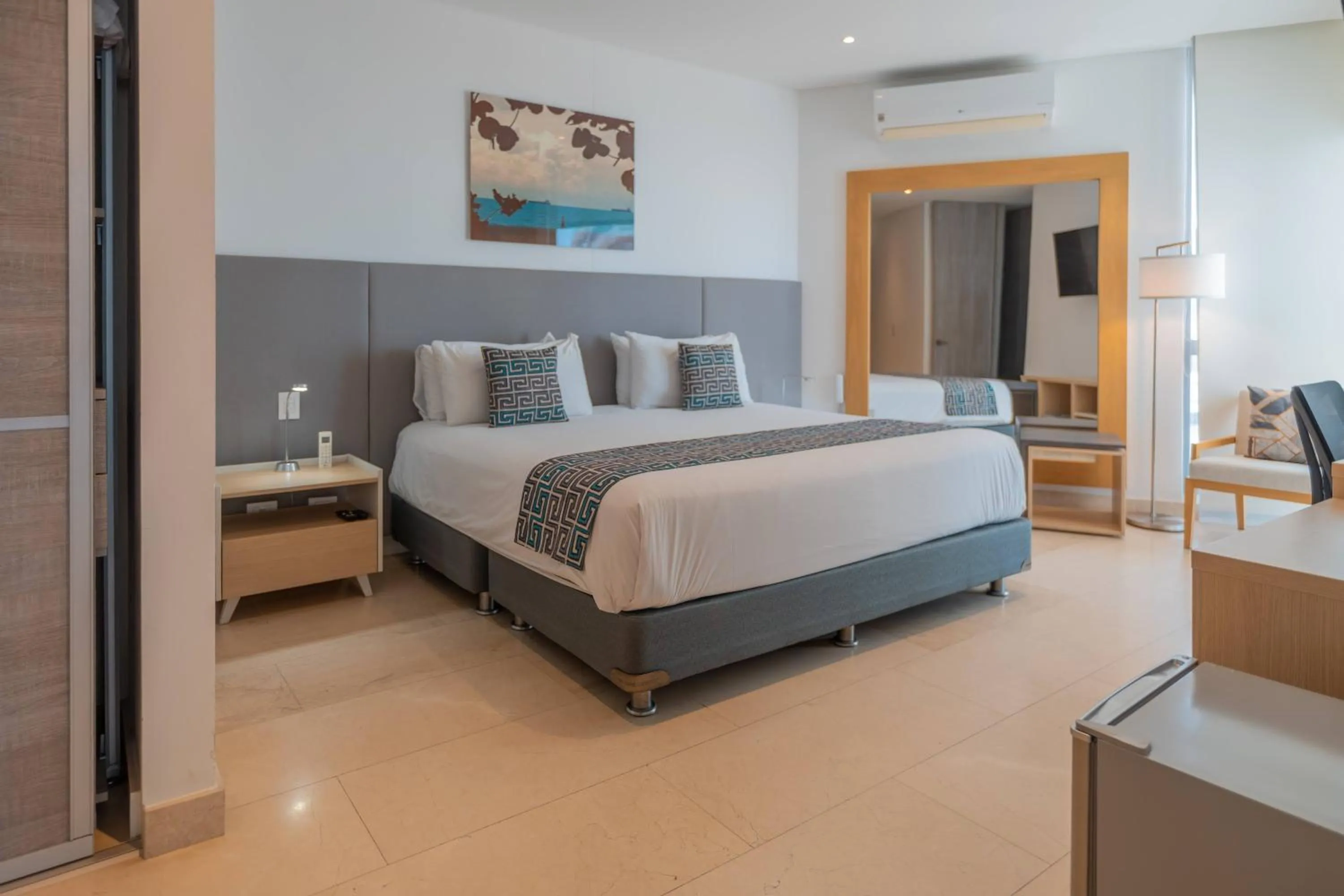 Bed in Grand Marina Suites Santa Marta