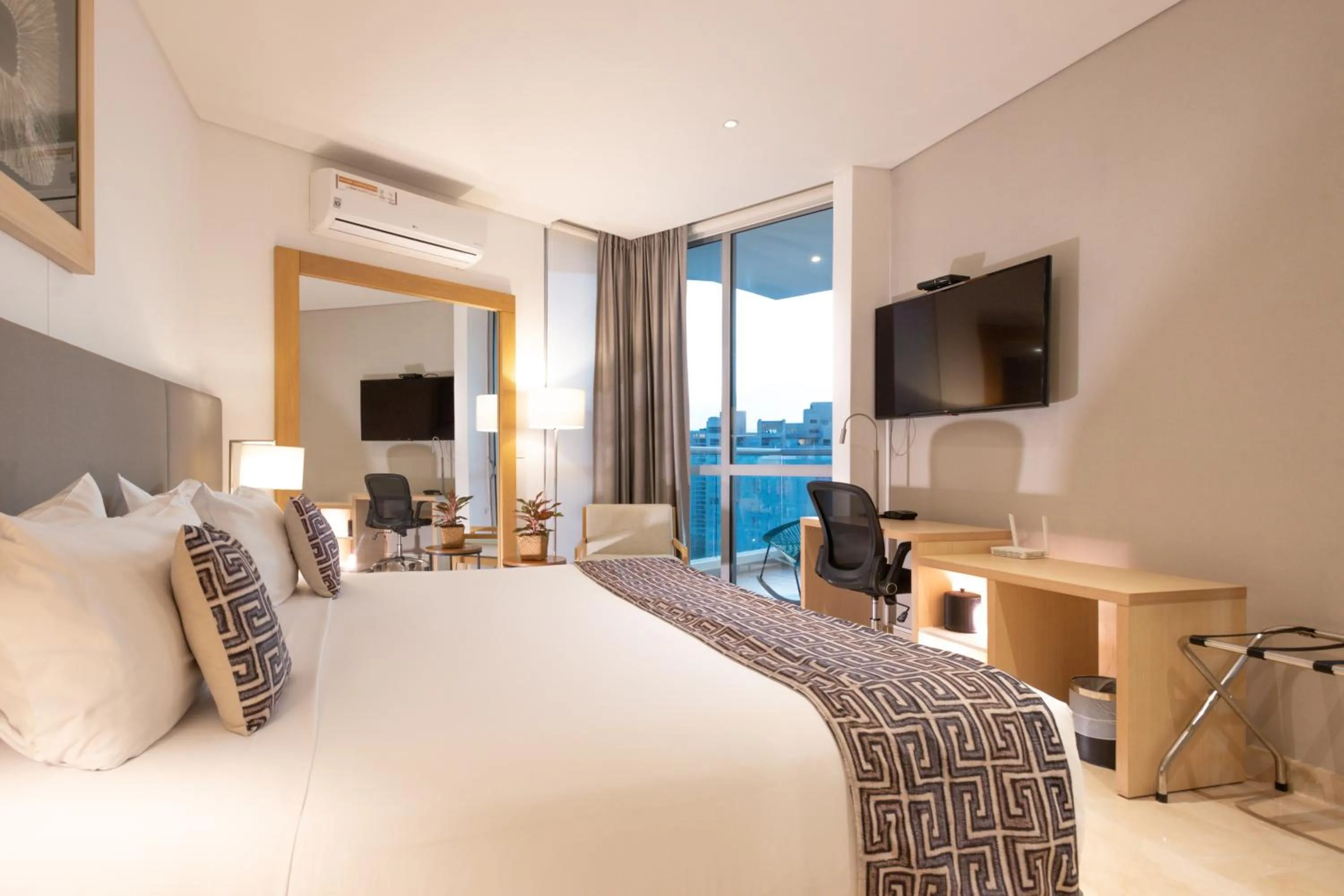 Bed in Grand Marina Suites Santa Marta