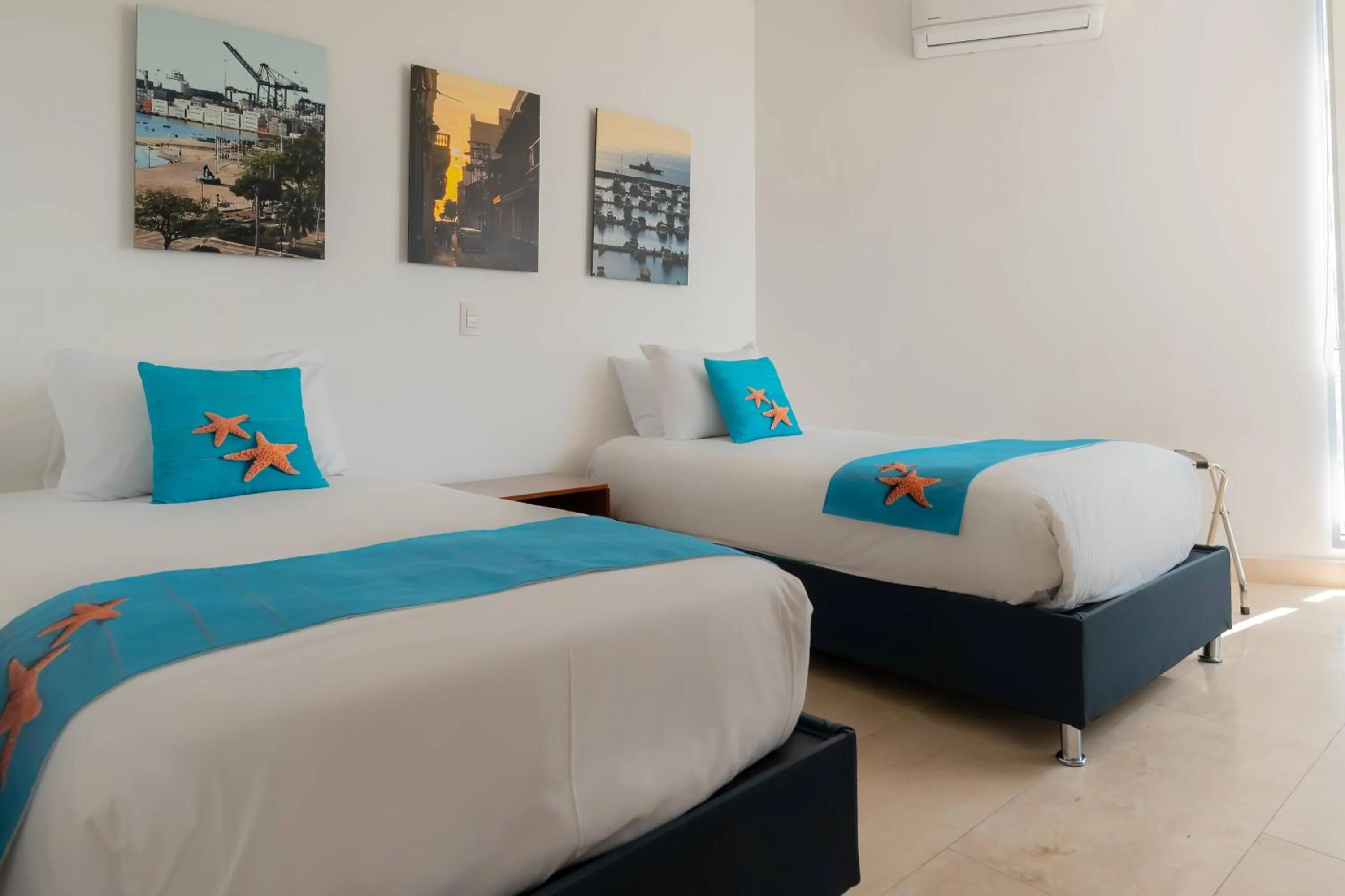 Bed in Grand Marina Suites Santa Marta