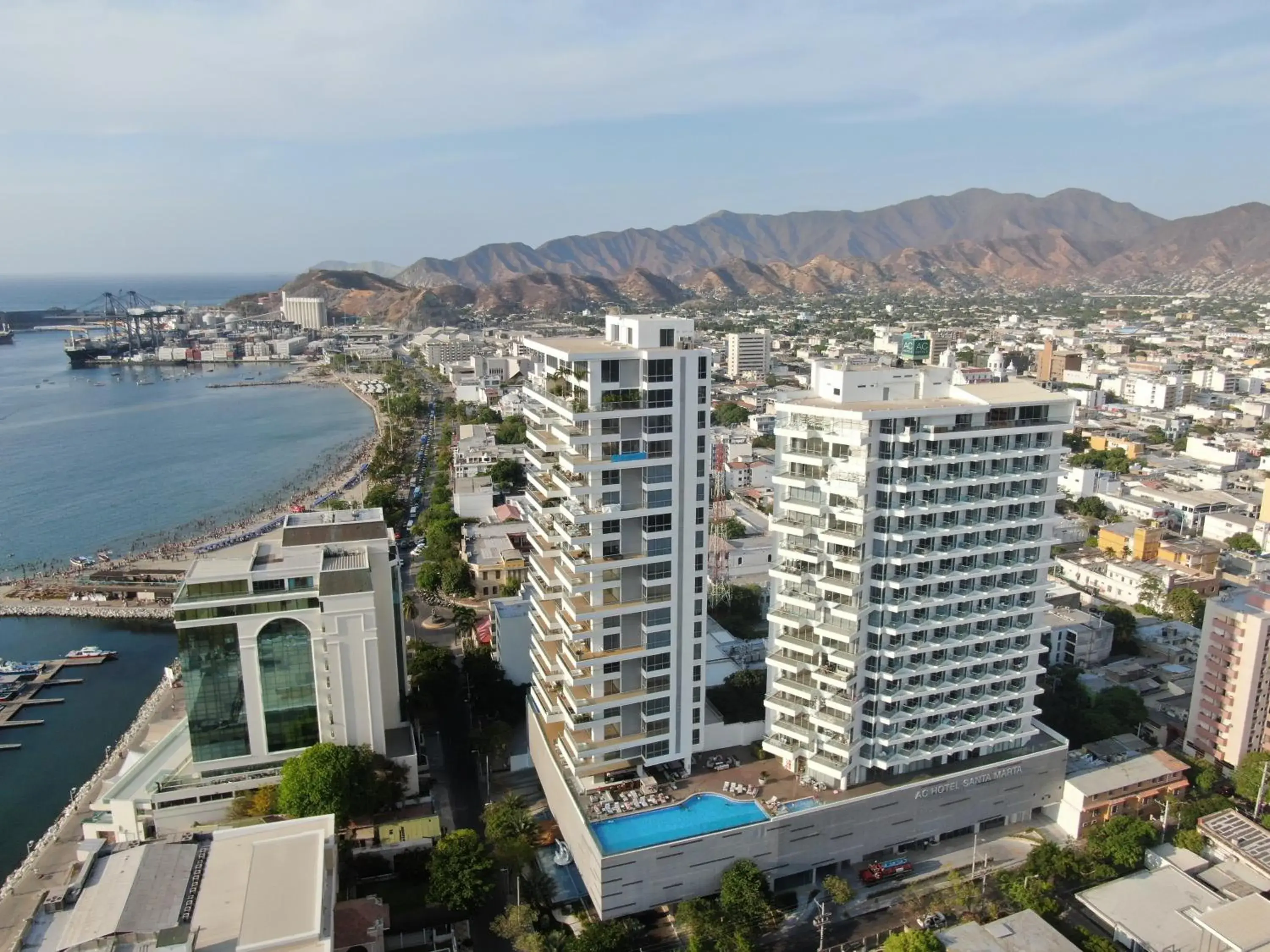 City view in Grand Marina Suites Santa Marta City view in Grand Marina Suites Santa Marta