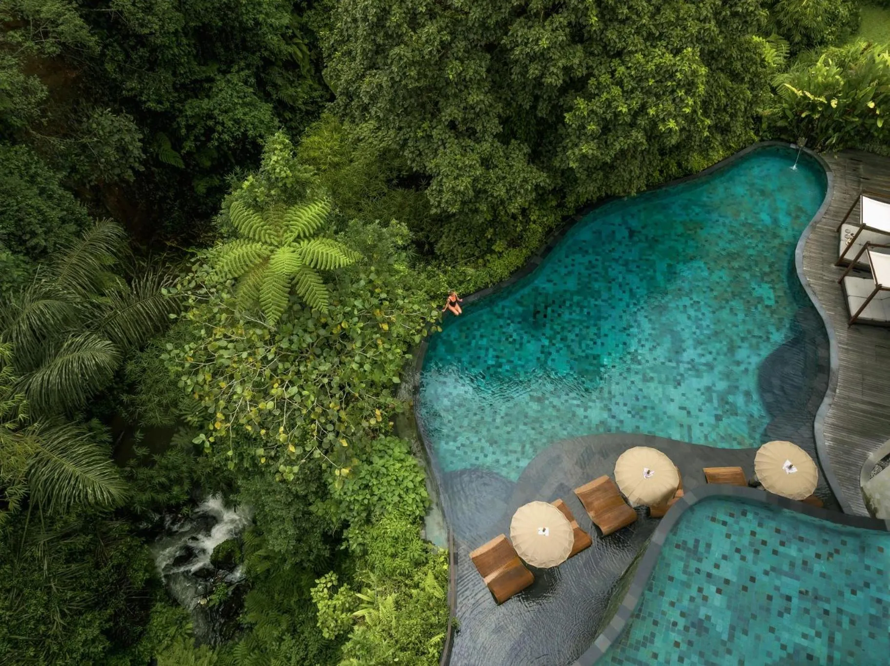 Swimming pool in Aksari Resort & Spa Ubud by Ini Vie Hospitality