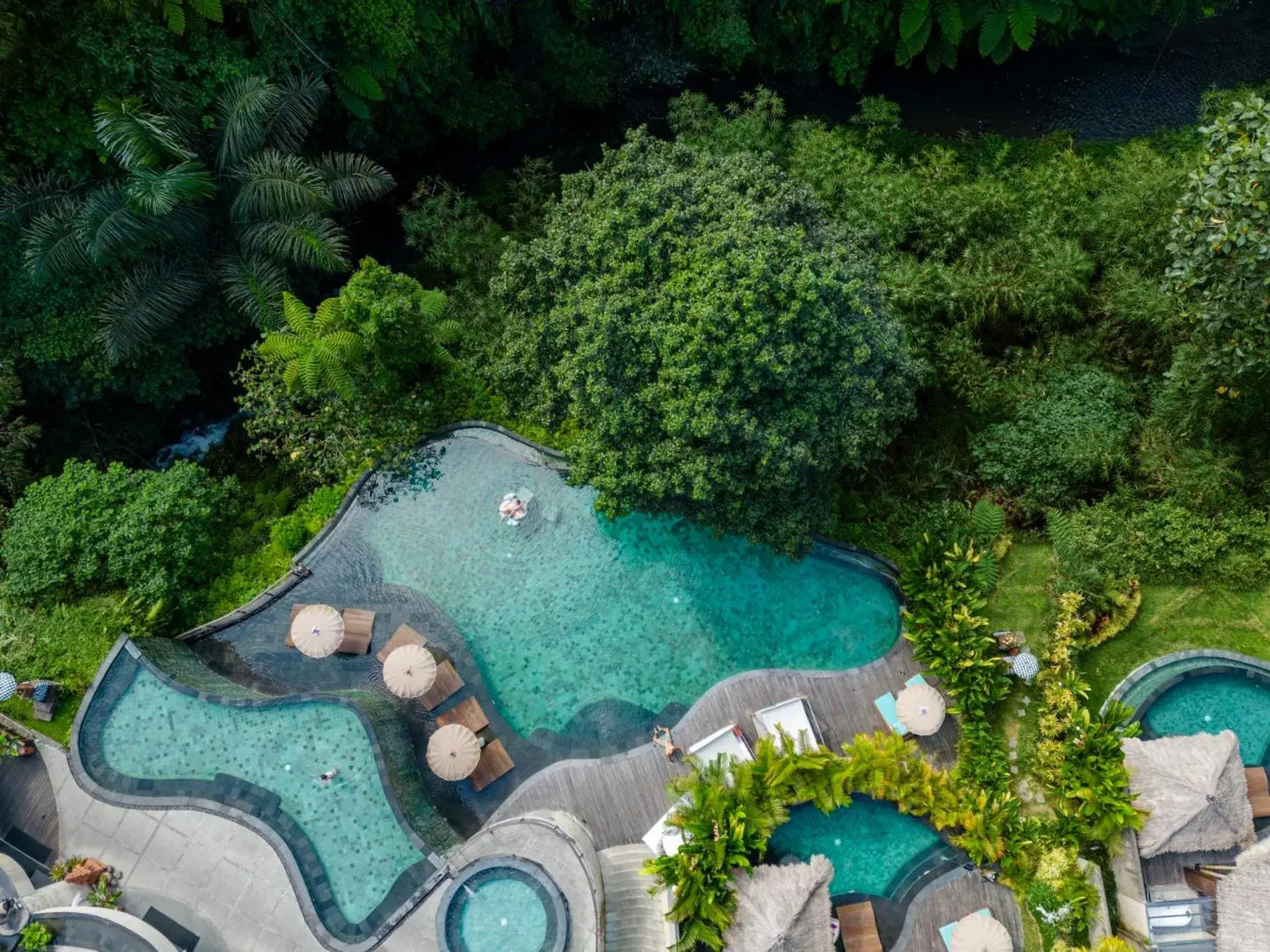 Swimming pool in Aksari Luxury Resort & Spa Ubud by Ini Vie Hospitality Swimming pool in Aksari Luxury Resort & Spa Ubud by Ini Vie Hospitality
