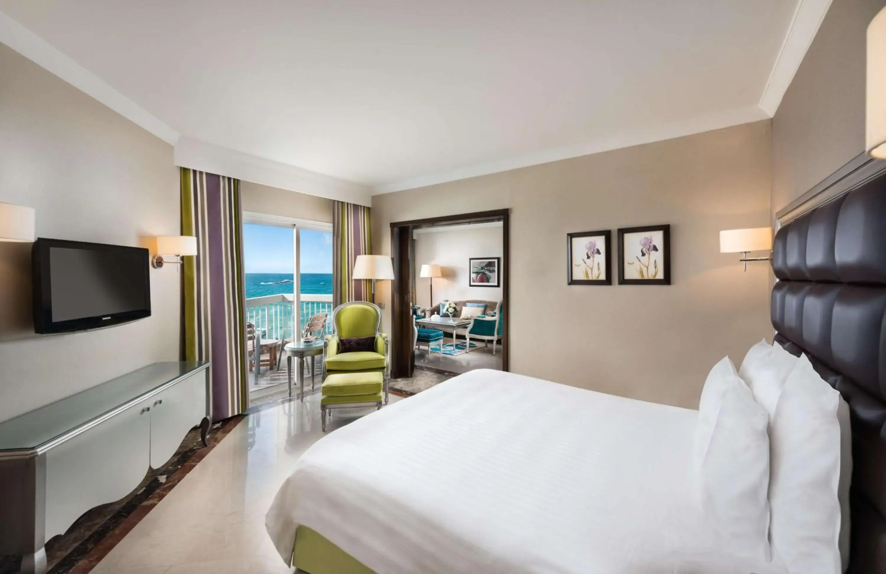 King Suite with Panoramic Sea View in Hilton Alexandria Corniche Hotel King Suite with Panoramic Sea View in Hilton Alexandria Corniche Hotel
