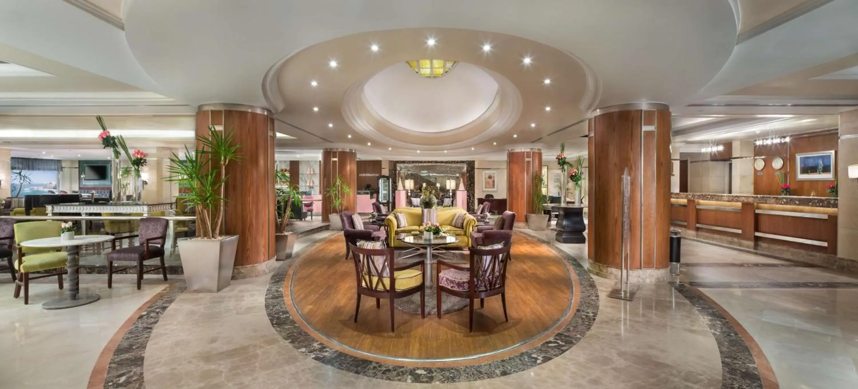 Lobby or reception in Hilton Alexandria Corniche Hotel Lobby or reception in Hilton Alexandria Corniche Hotel