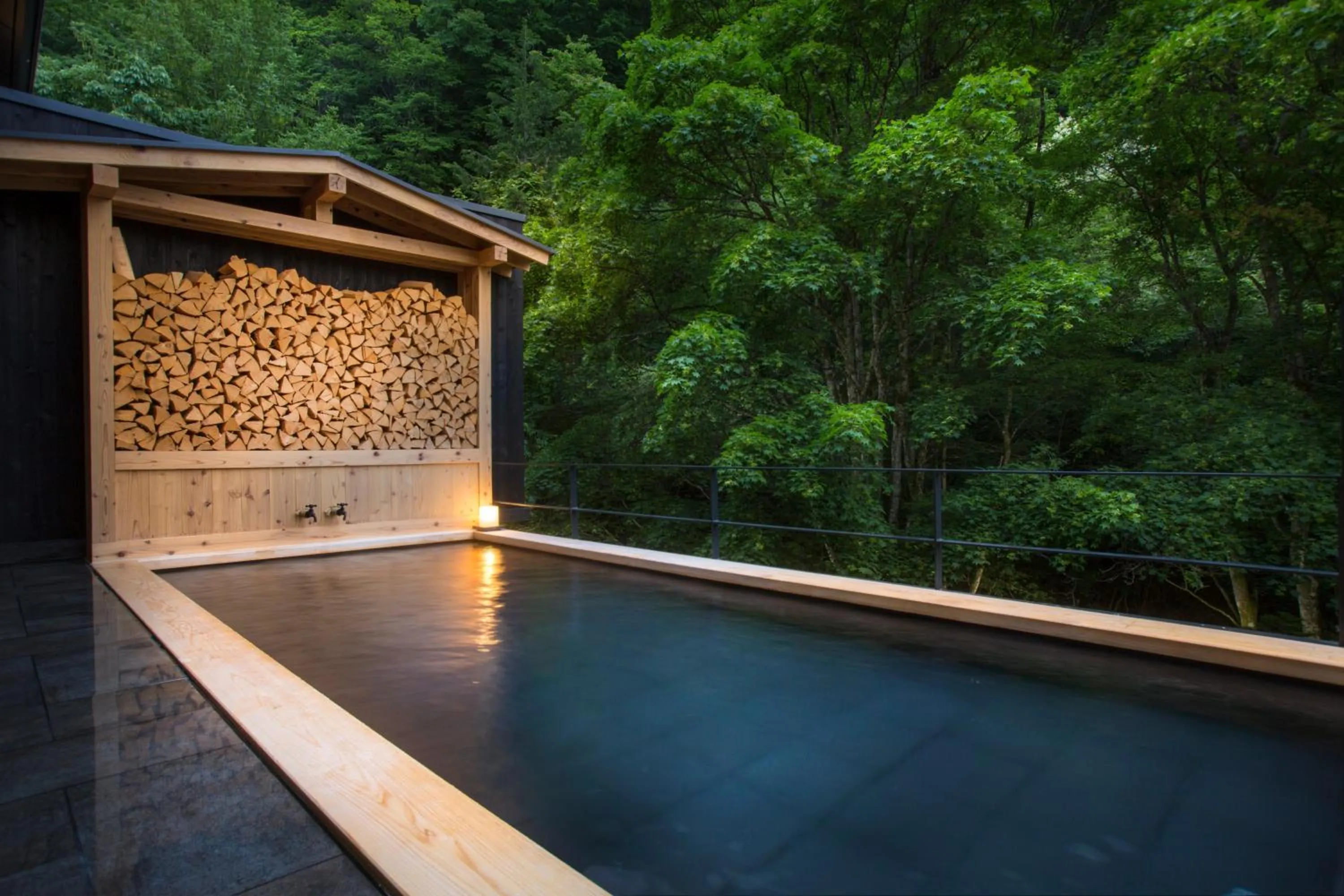 Hot Spring Bath in Tateshina Shinyu Onsen